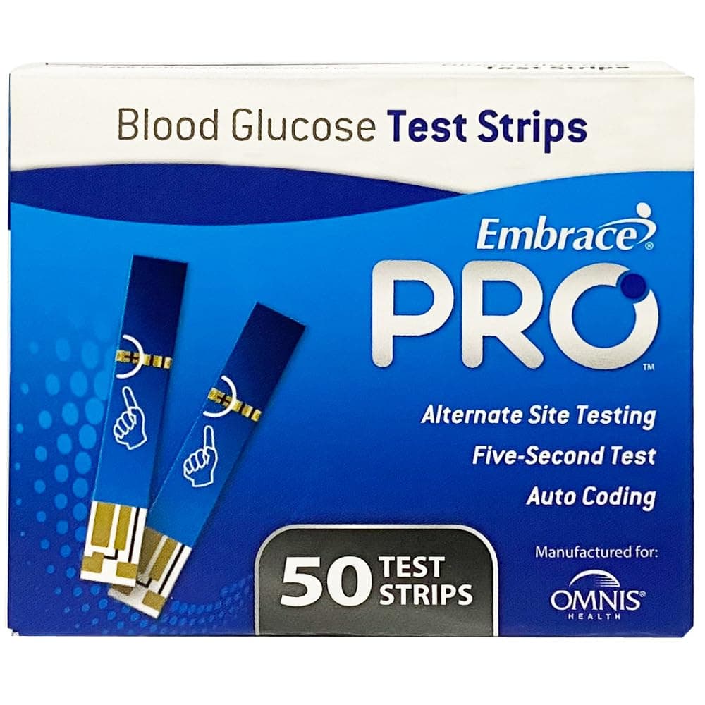 Blood Glucose Pro Test Strips 50ct
