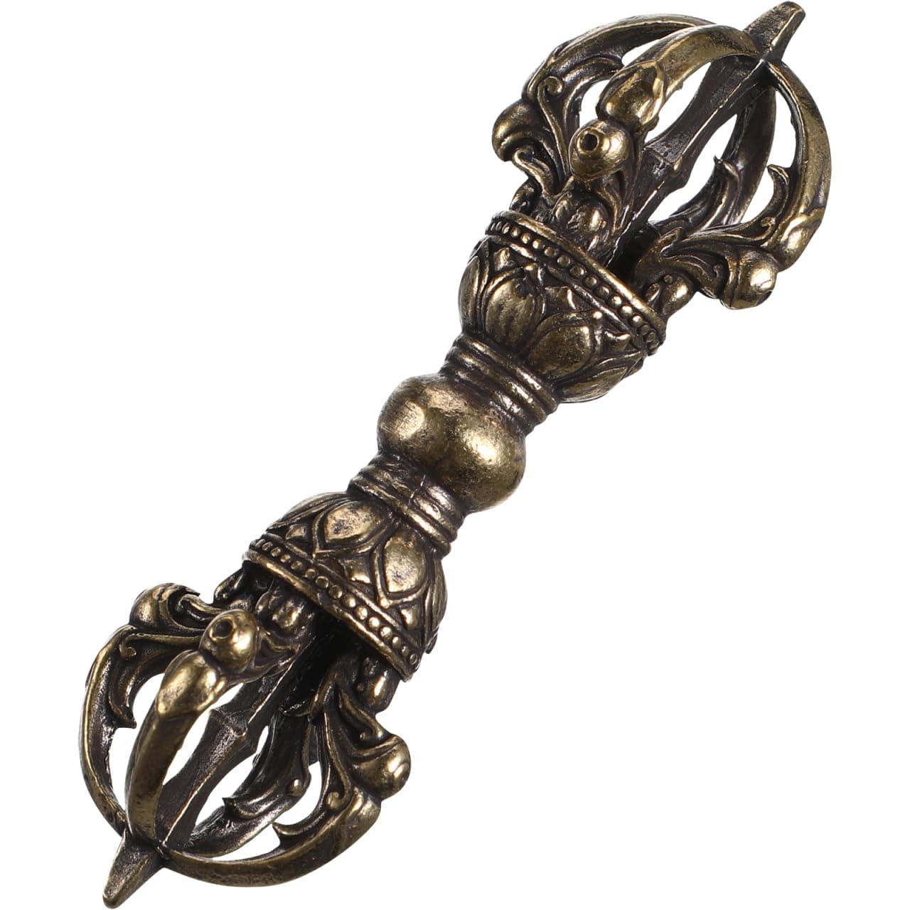 Homoyoyo Tibetan Buddhism Dorje Vajra Phurba: Brass Amulet Handmade Nepal Collectibles