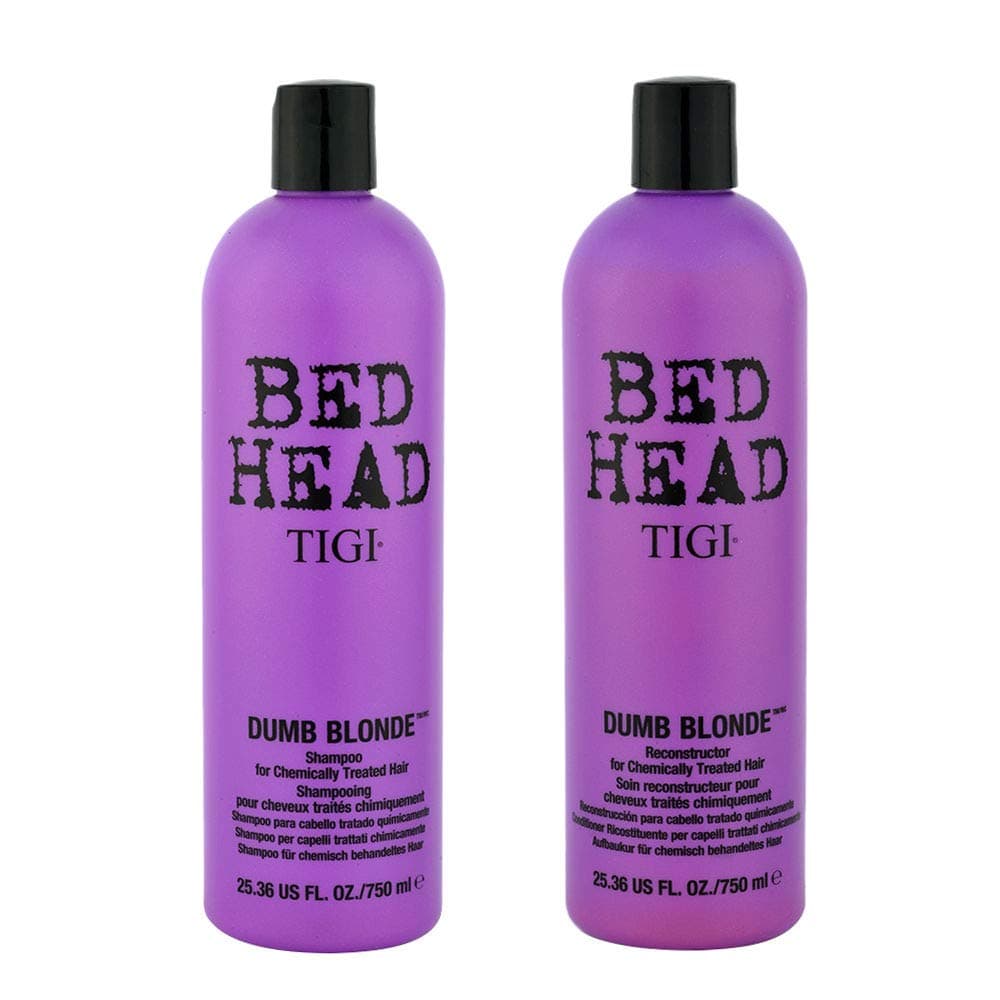 TIGI Bed Head Dumb Blonde Hair Shampoo and Conditioner - 2 x 750ml