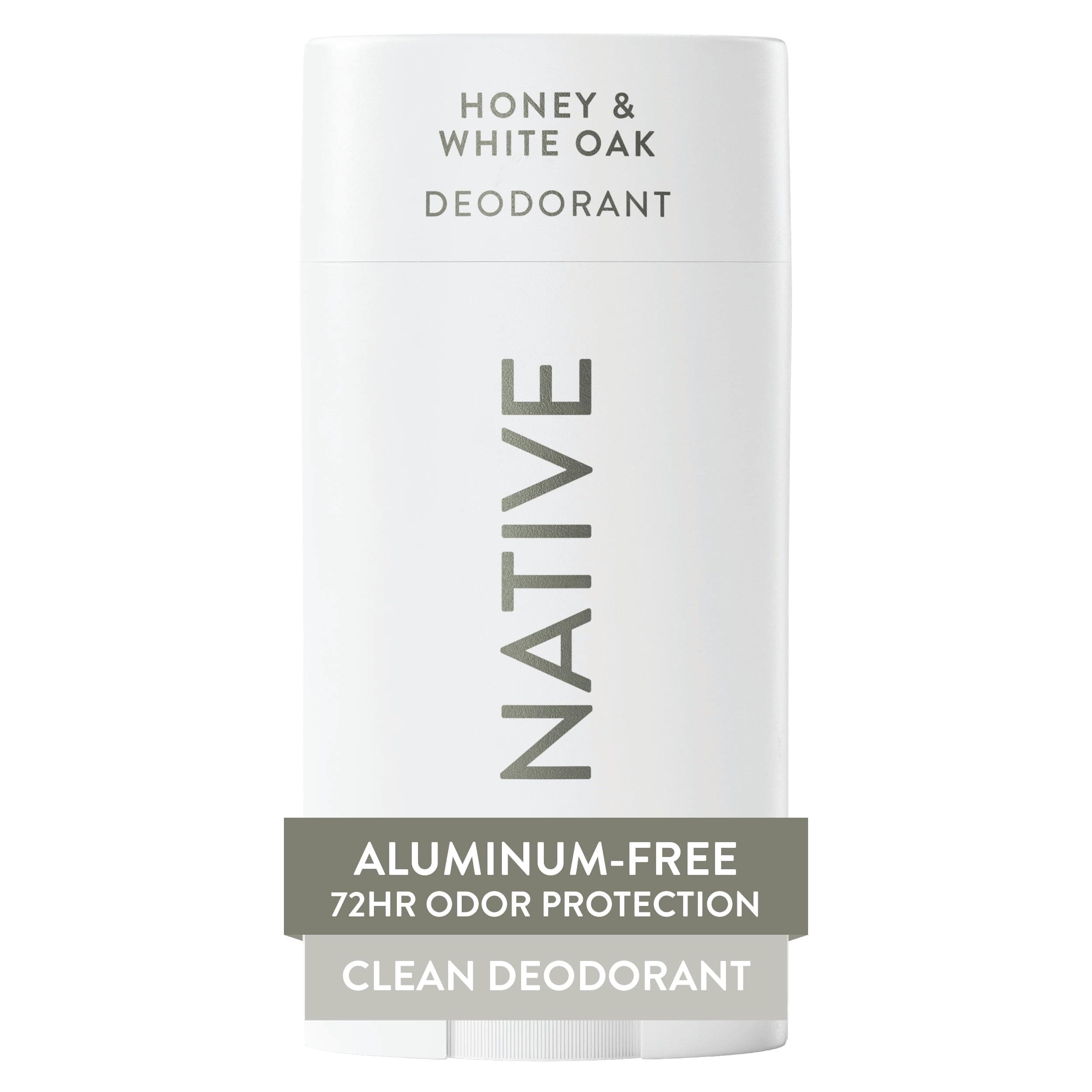 Native Deodorant Contains Naturally Derived Ingredients, 72 Hour Odor Control, Deodorant for Women and Men, Aluminum Free, Honey & White Oak 2.65oz