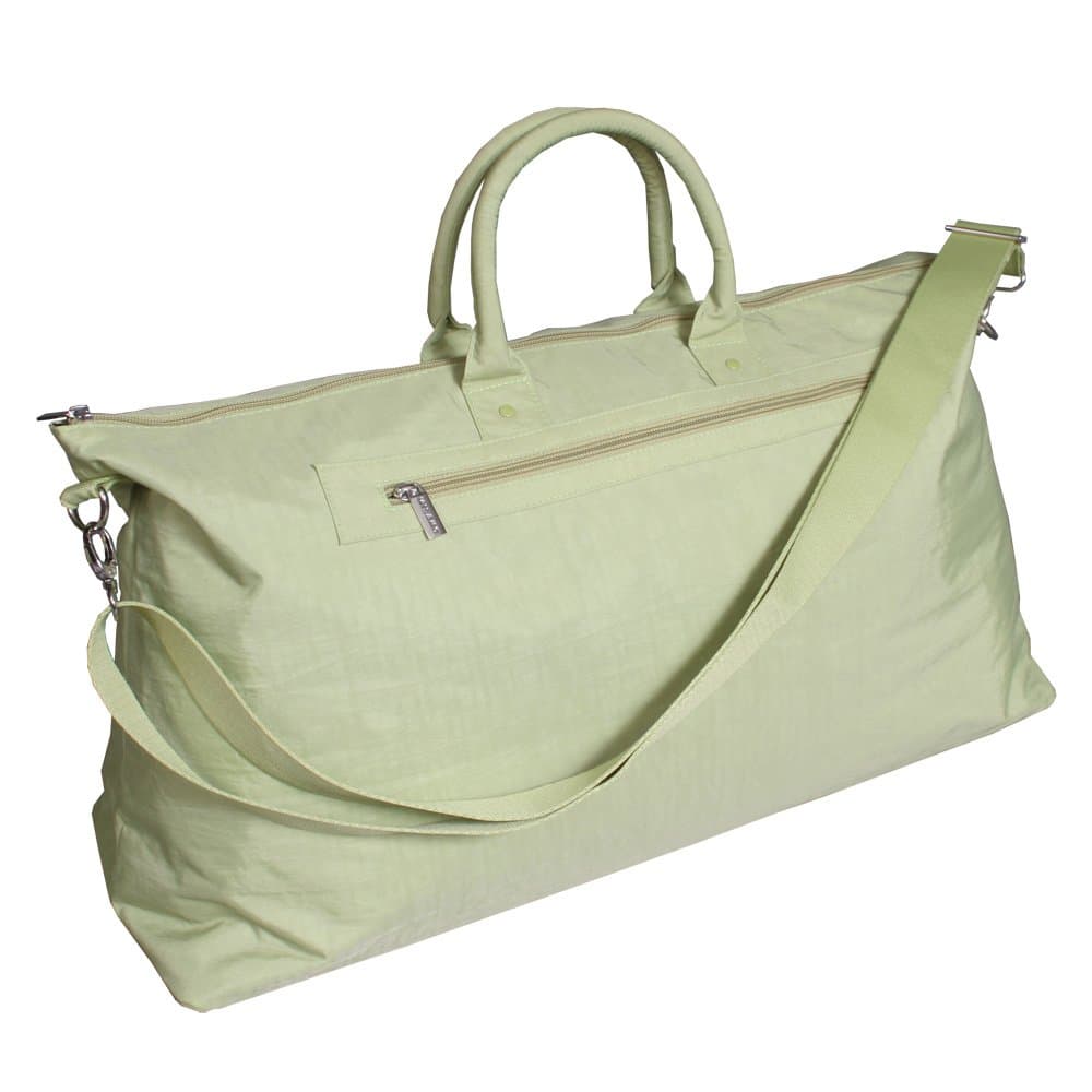 Milano Series Crinkle Nylon Weekender, Celery