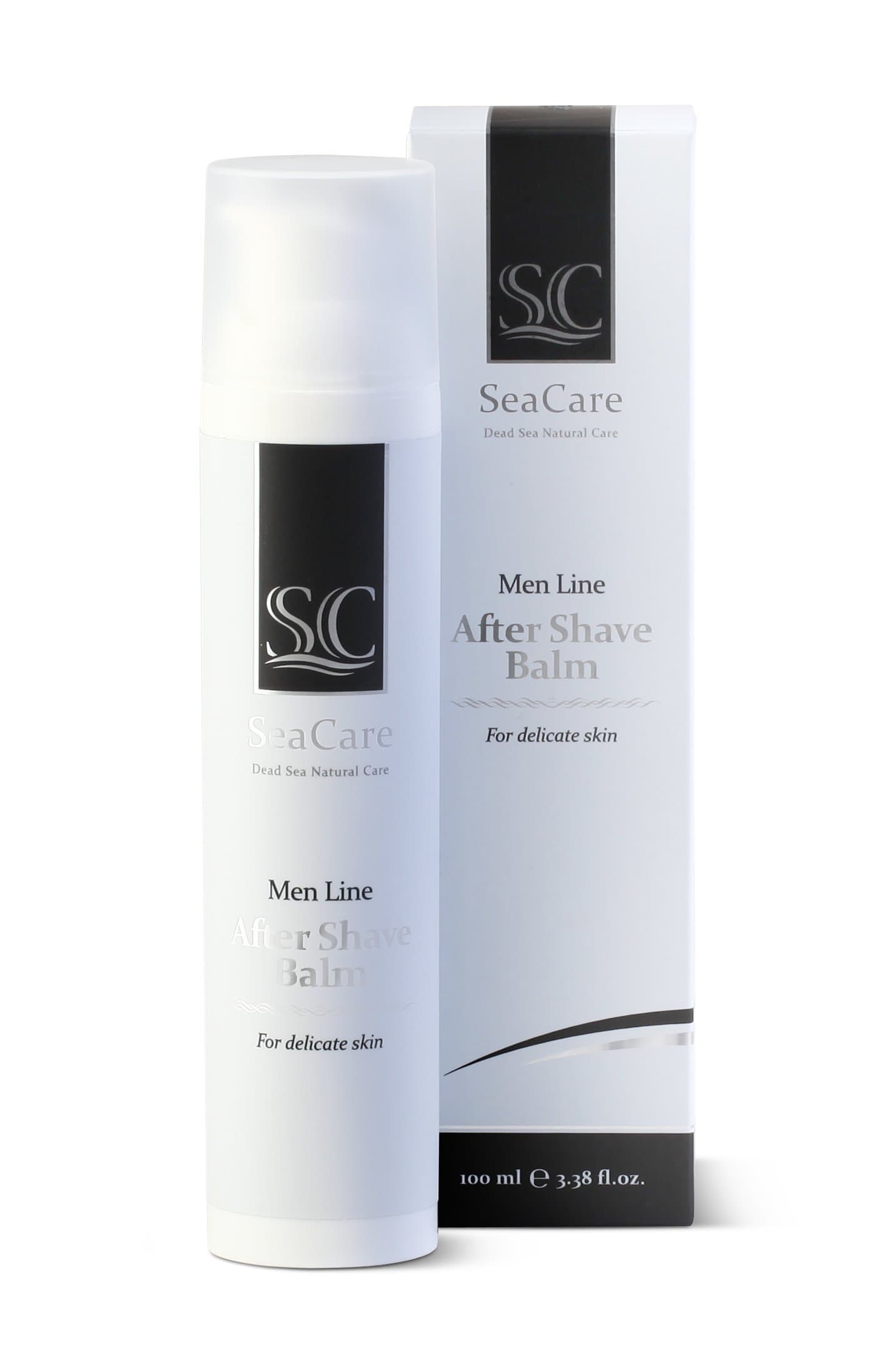 Men's Aftershave balm by SeaCare with Dead Sea Minerals and Natural Oils, 100 ml