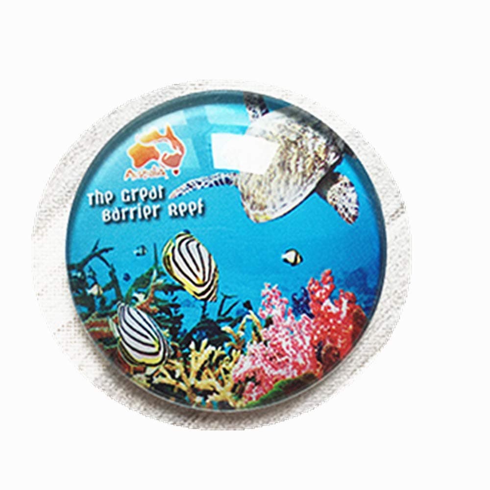 The Great Barrier Reef Australia Fridge Magnet Souvenir Gift,Home & Kitchen Decoration Magnetic Sticker Refrigerator Magnet Collection