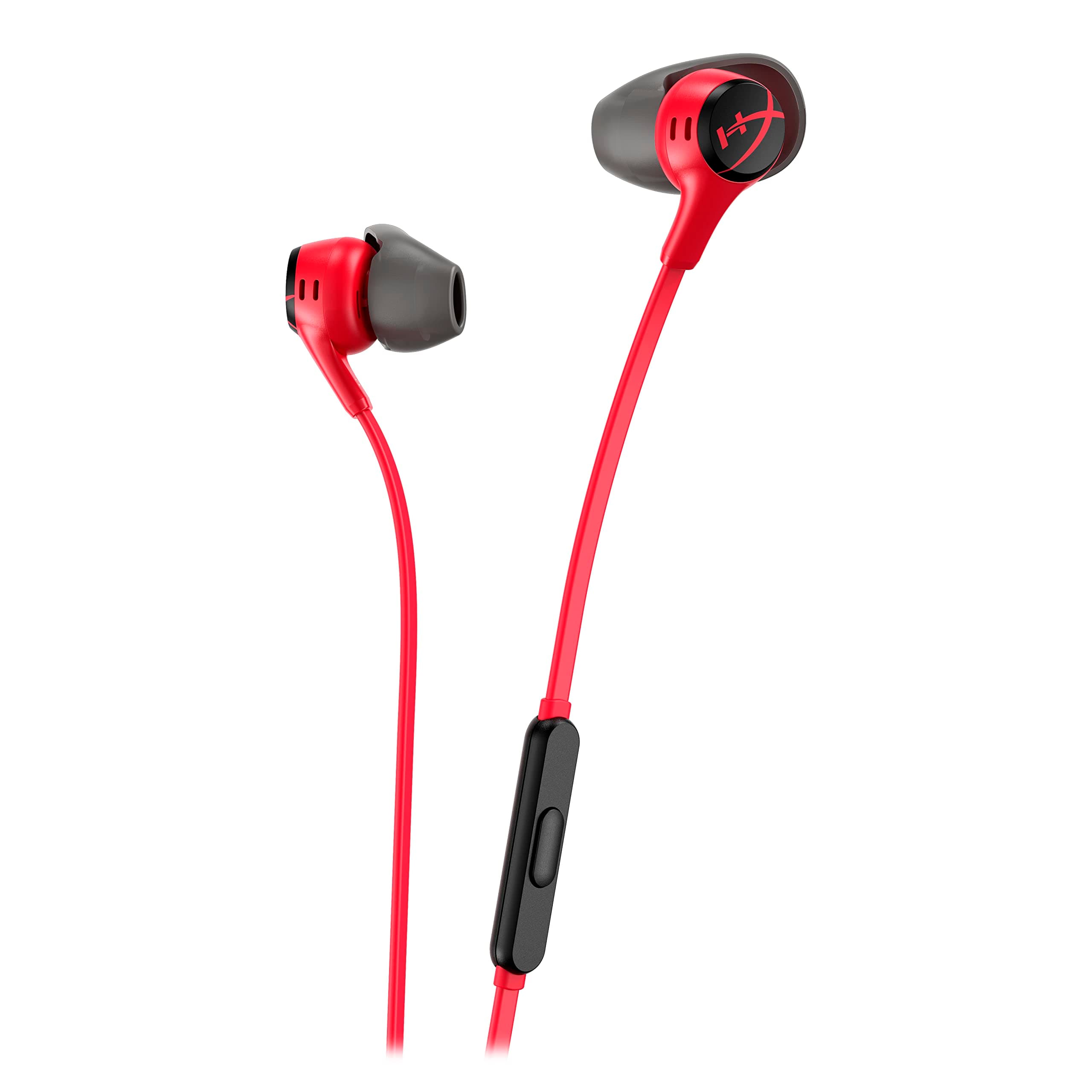 Cloud Earbuds 705L8AA 2 Wired Gaming Earbuds Red In-Line Microphone Nintendo Switch Manufacturer Warranty Home Telework Video Conference Remote Work