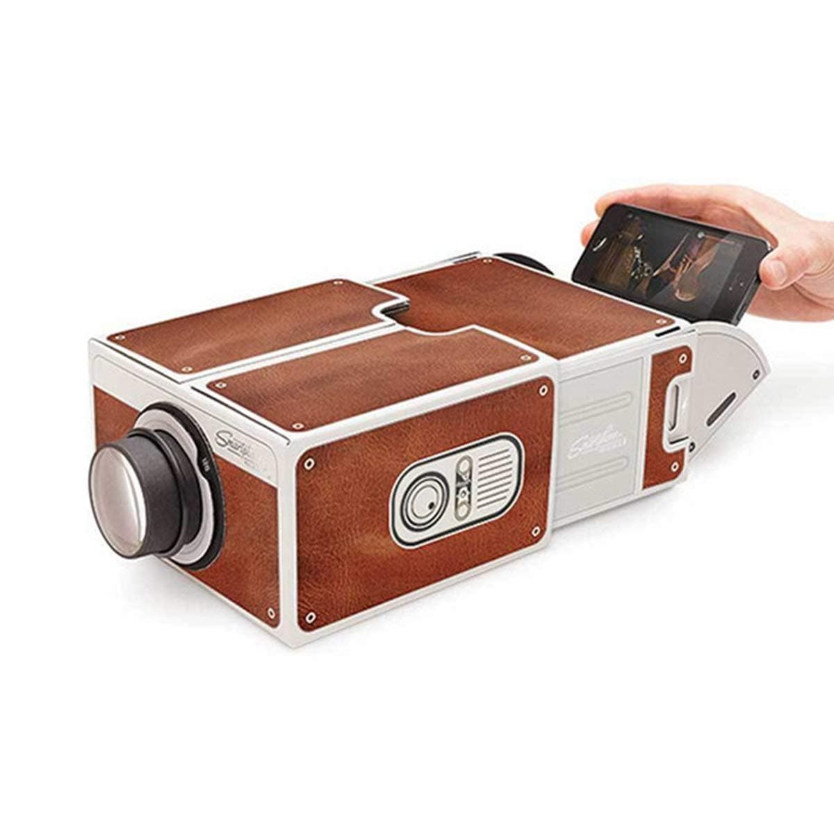 DIY Mini Smartphone Projector Portable Phone Projector Mobile Phone Home Theater Cinema