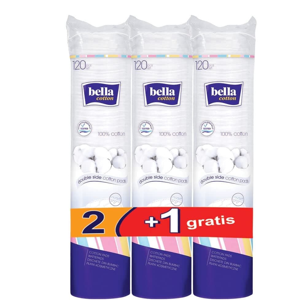 - Cotton Pads - 120pcs | Buy 2 Get 1 Free | Makeup Removal | Skin friednly | Soft & Gentle| Multi Use Cleansing Pads | Daily use