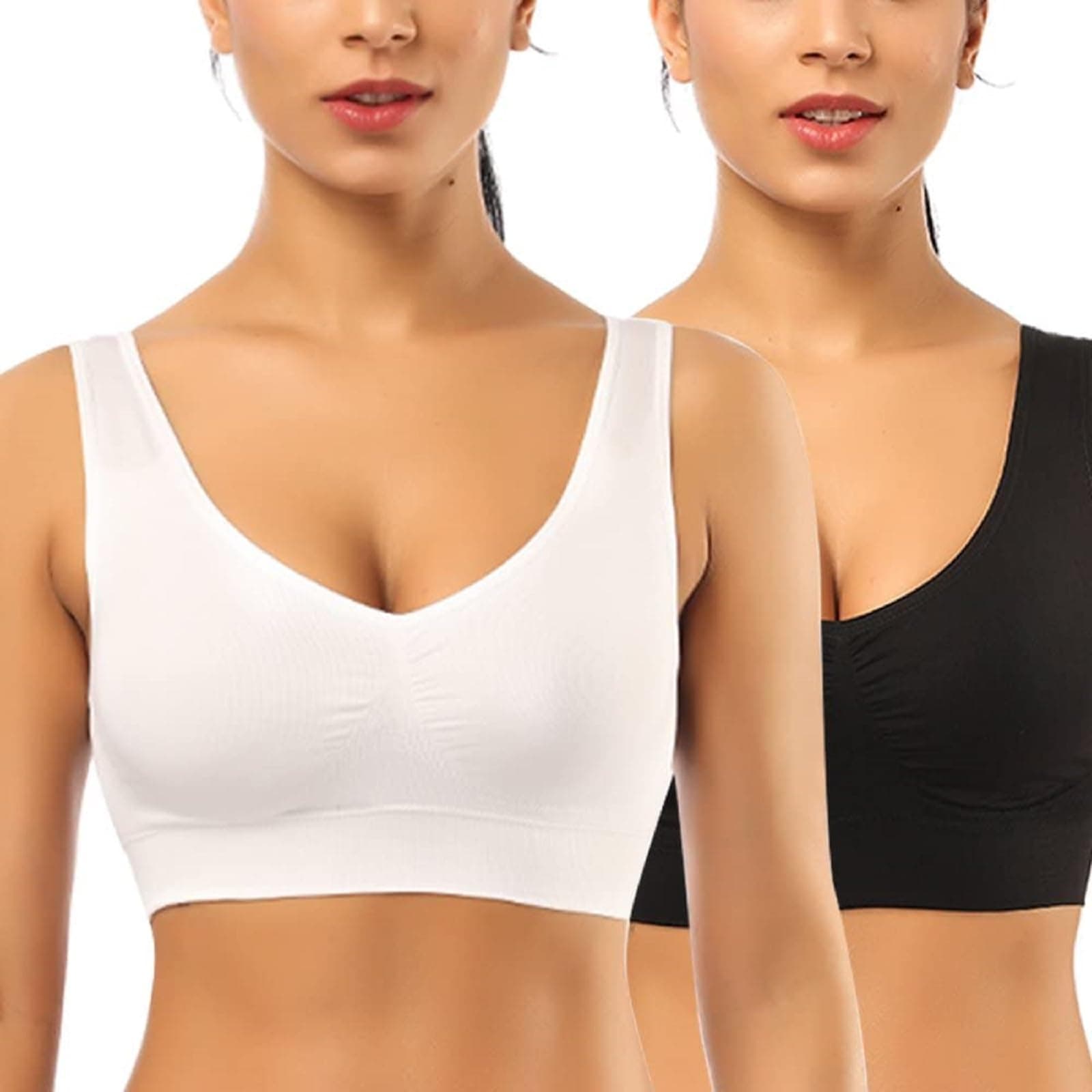 BESTENA Comfort Bra, Seamless Removable Pads Sleep Bras, Yoga Bra, Sports Bras for Women