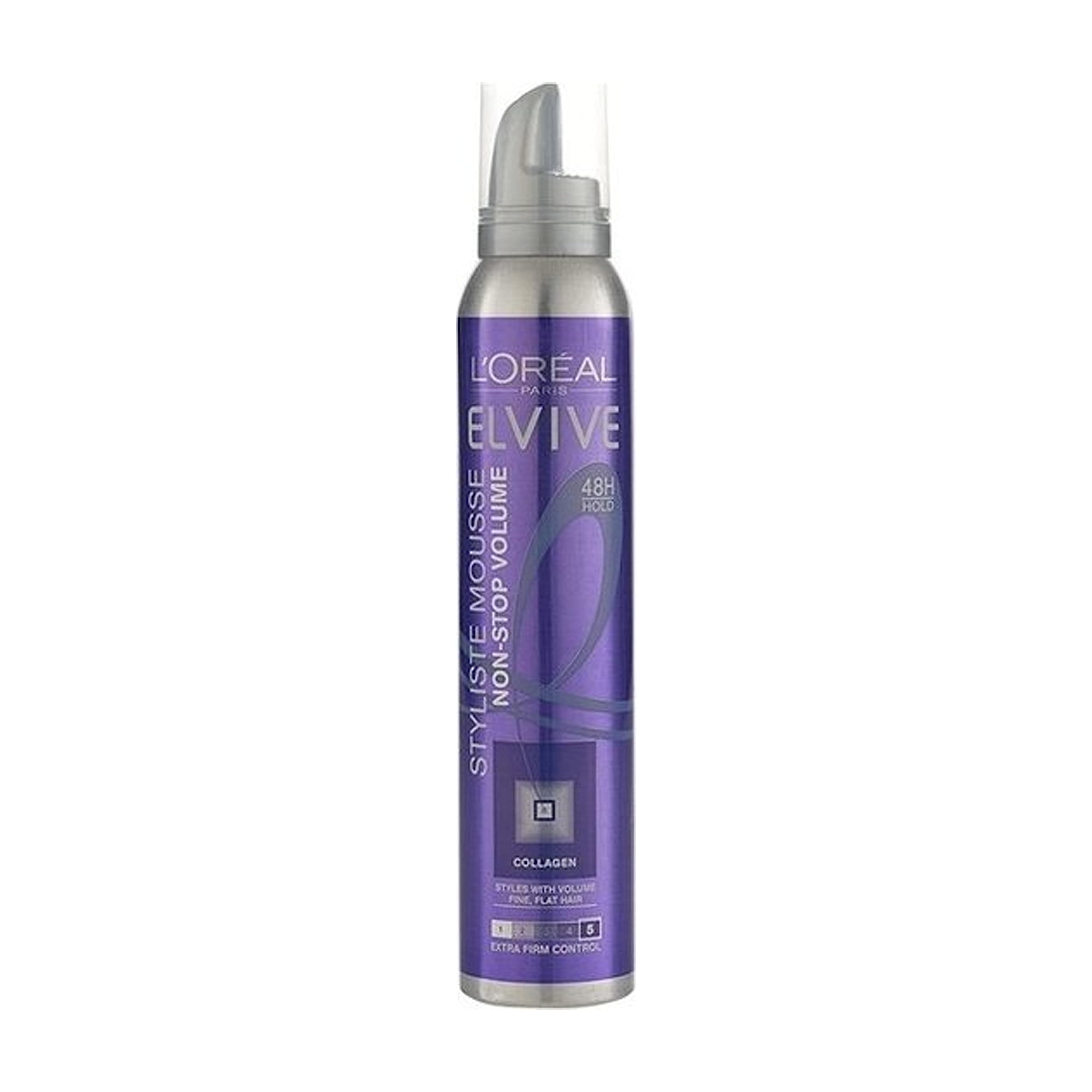 L’Oréal Paris L'oreal Elvive Styliste Non-Stop Volume 48H Hold Mousse 200Ml
