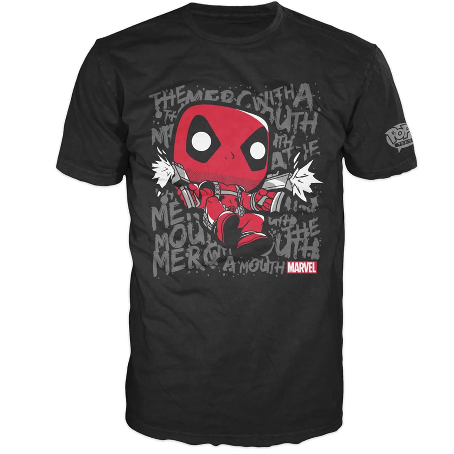Funko Pop Tee! Marvel: Deadpool Script Dive (L) - 59051