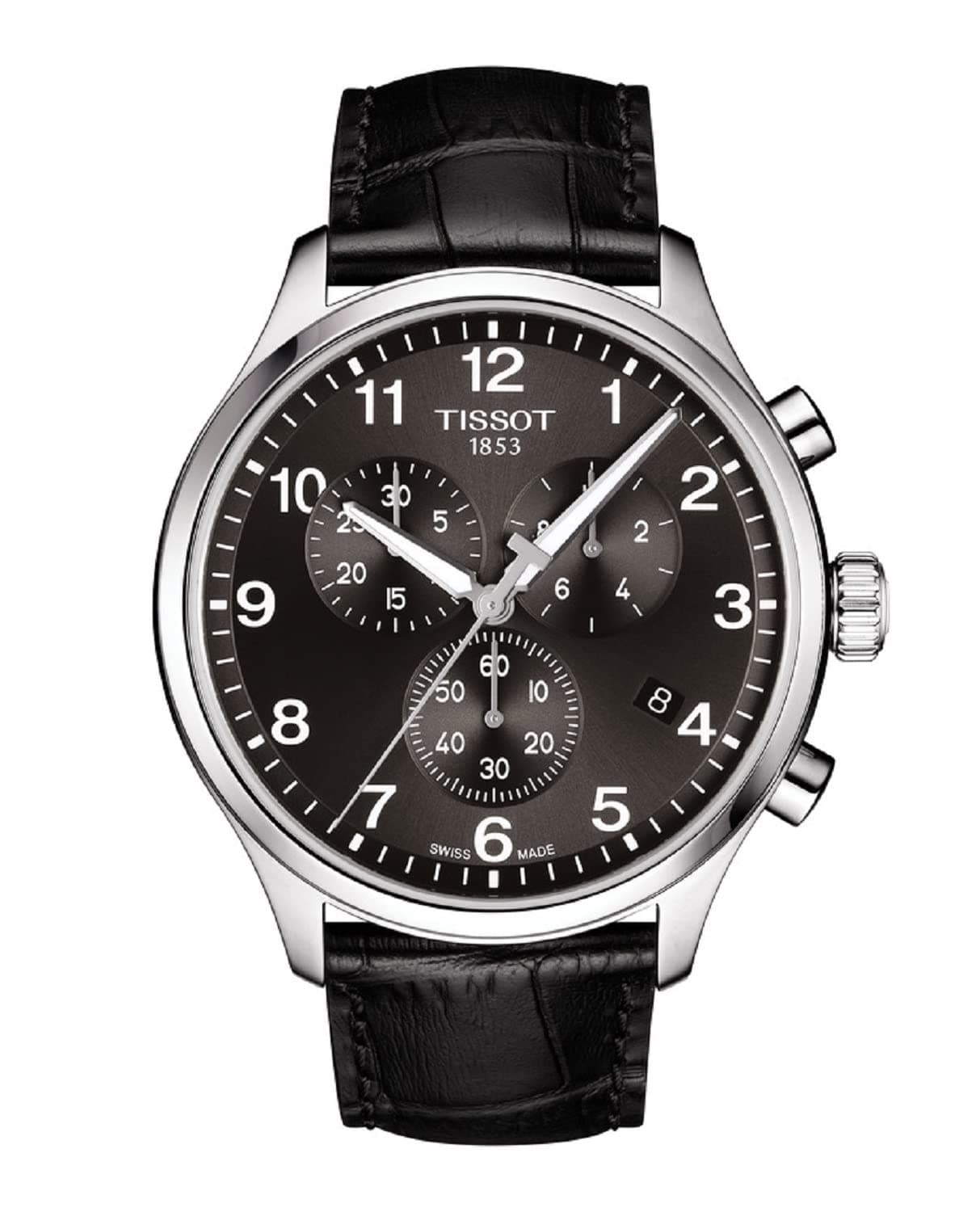 mens Tissot Chrono XL Stainless Steel Casual Watch Black T1166171605700