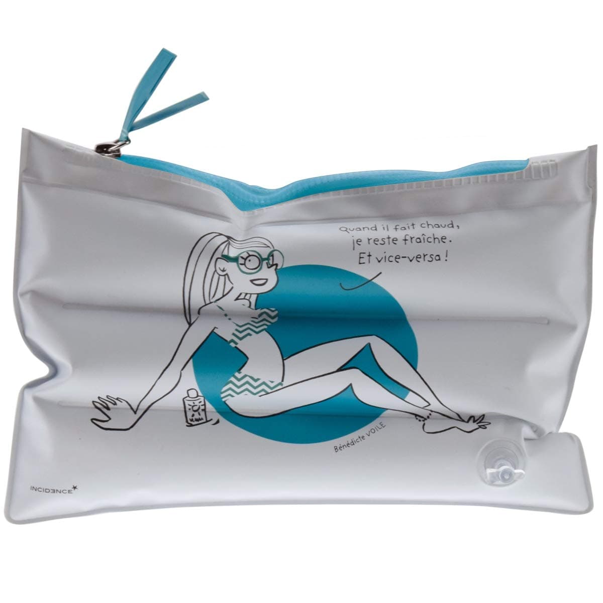 Escapade au Soleil Pencil Cases, 23 cm, White (Blanc)