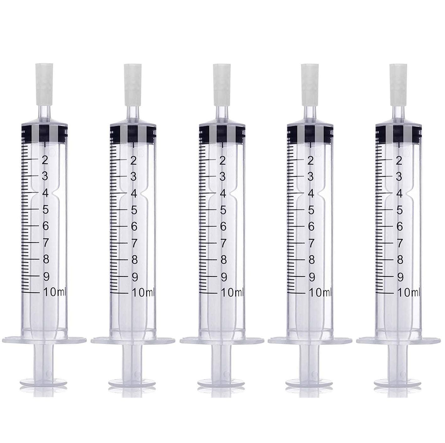 MUB 10ml Perfume Dispenser Pump Perfume Extraction Plastic Adapter Syringe Pump for Travel Refillable Perfume Atomizer Spray Bottle (5packs)