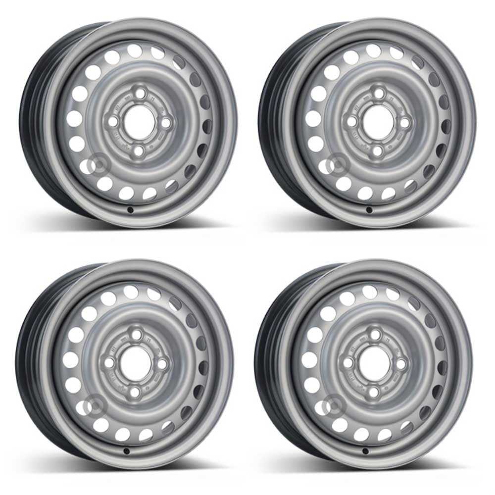 4x Alcar steel rims 4-3085 4.5Jx13 ET45 4x100 compatible with Chevrolet Spark