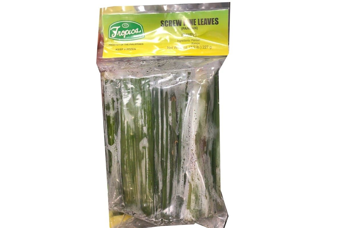 Screw Pine Leaves (frozen) Pandan Pack of 3 - Filipino product