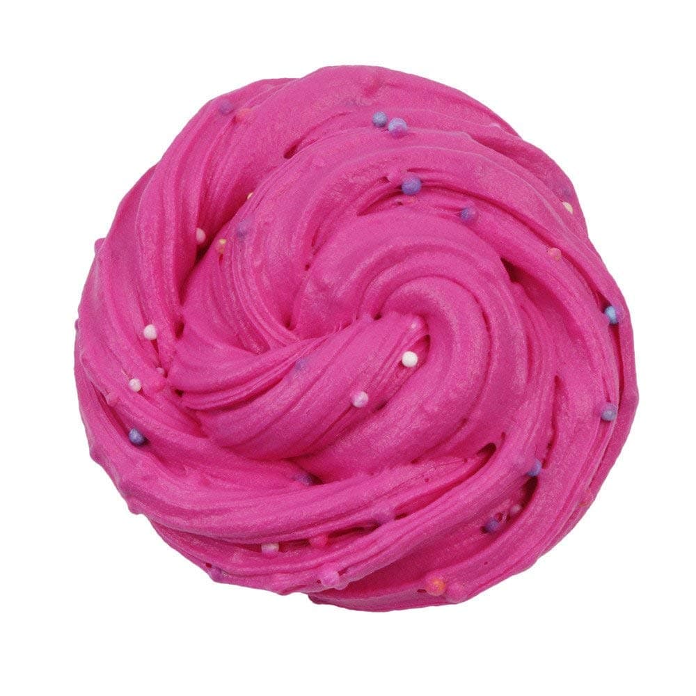 Glittery Fluffy Stretchy Soft Putty Slime for Kids Pink Color (150 gm,Free Slime Activator and Glitter and Thermacols)
