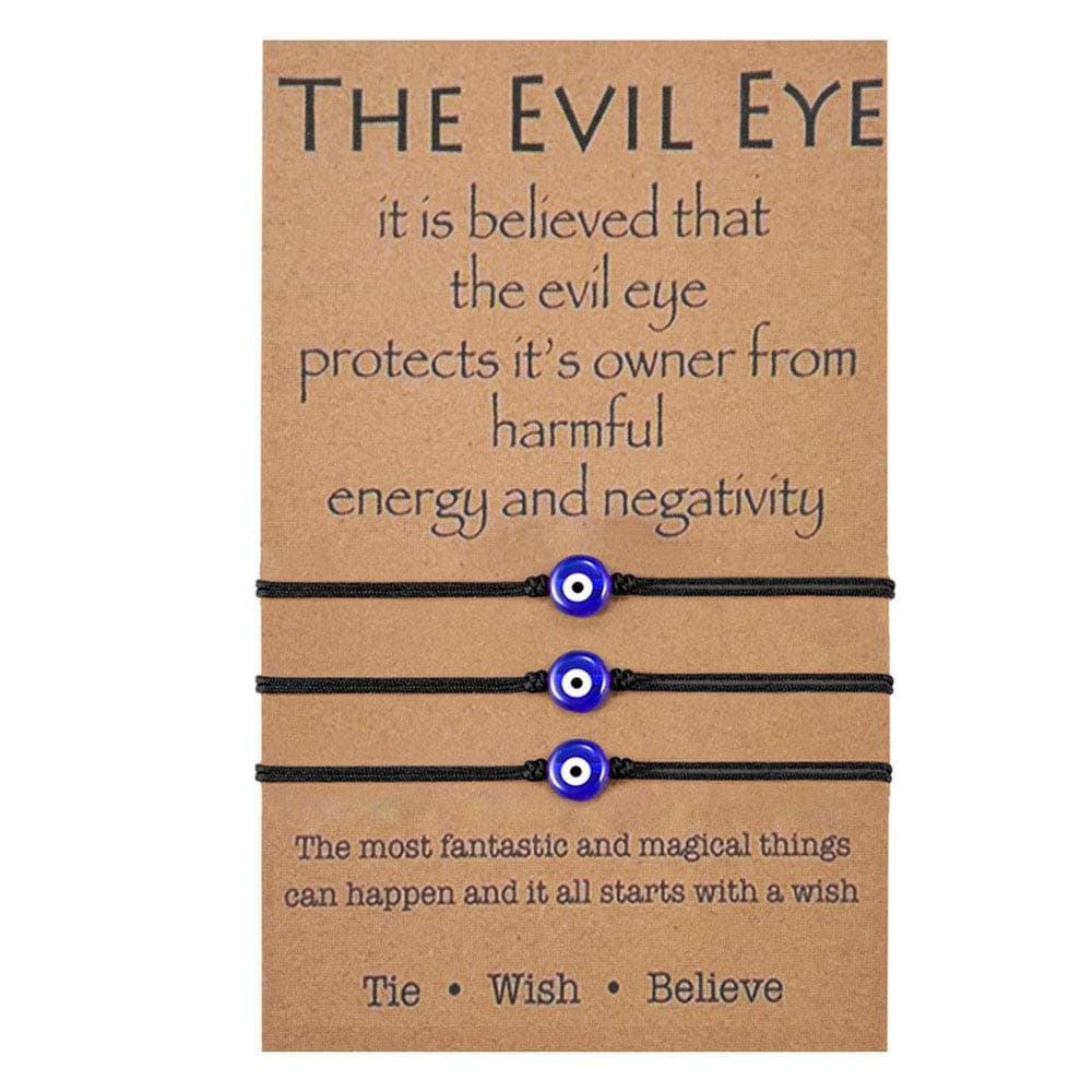 Evil Eye Bracelet for Women Good Luck String Bracelet Kabbalah Protection Friendship Wish Bracelet Jewelry for Girls Girlfriend Wife Mother Daughter