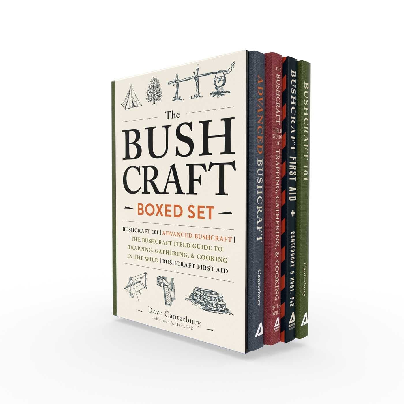 Simon & Schuster The Bushcraft Boxed Set: Bushcraft 101; Advanced Bushcraft; The Bushcraft Field Guide to Trapping, Gathering, Cooking in the Wild; Bushcraft First Aid