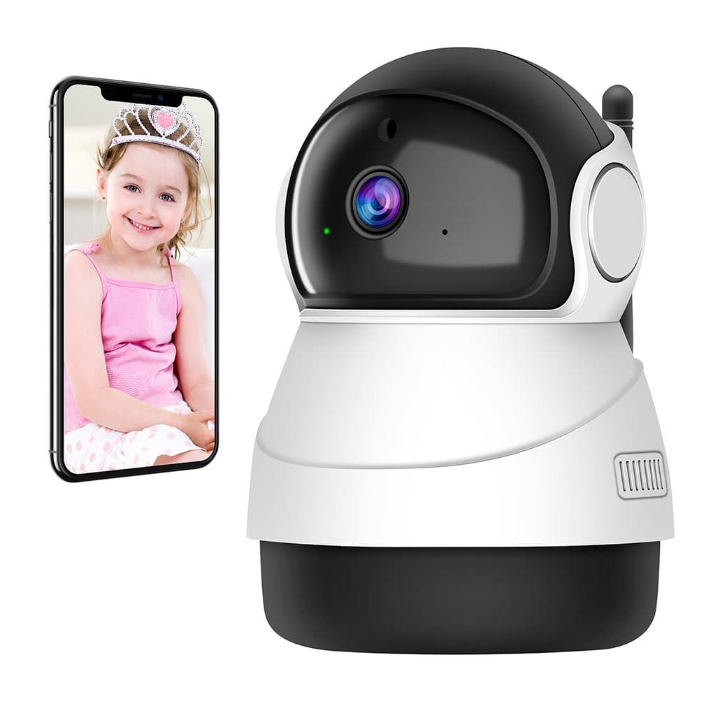 Accfly Home Camera 1080P Wireless Wifi Indoor Camera with IP Security Surveillance System and Night Vision for Baby/Pet/Elder