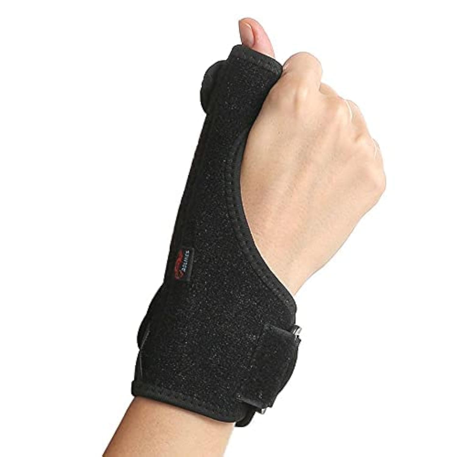 Thumb Splint Support Brace, Thumb Stabilizer Built with Wrist Strap， Stabilizing Thumb and Wrist, uncomfortable Relief from Arthritis, Sprains, Strains (Right)