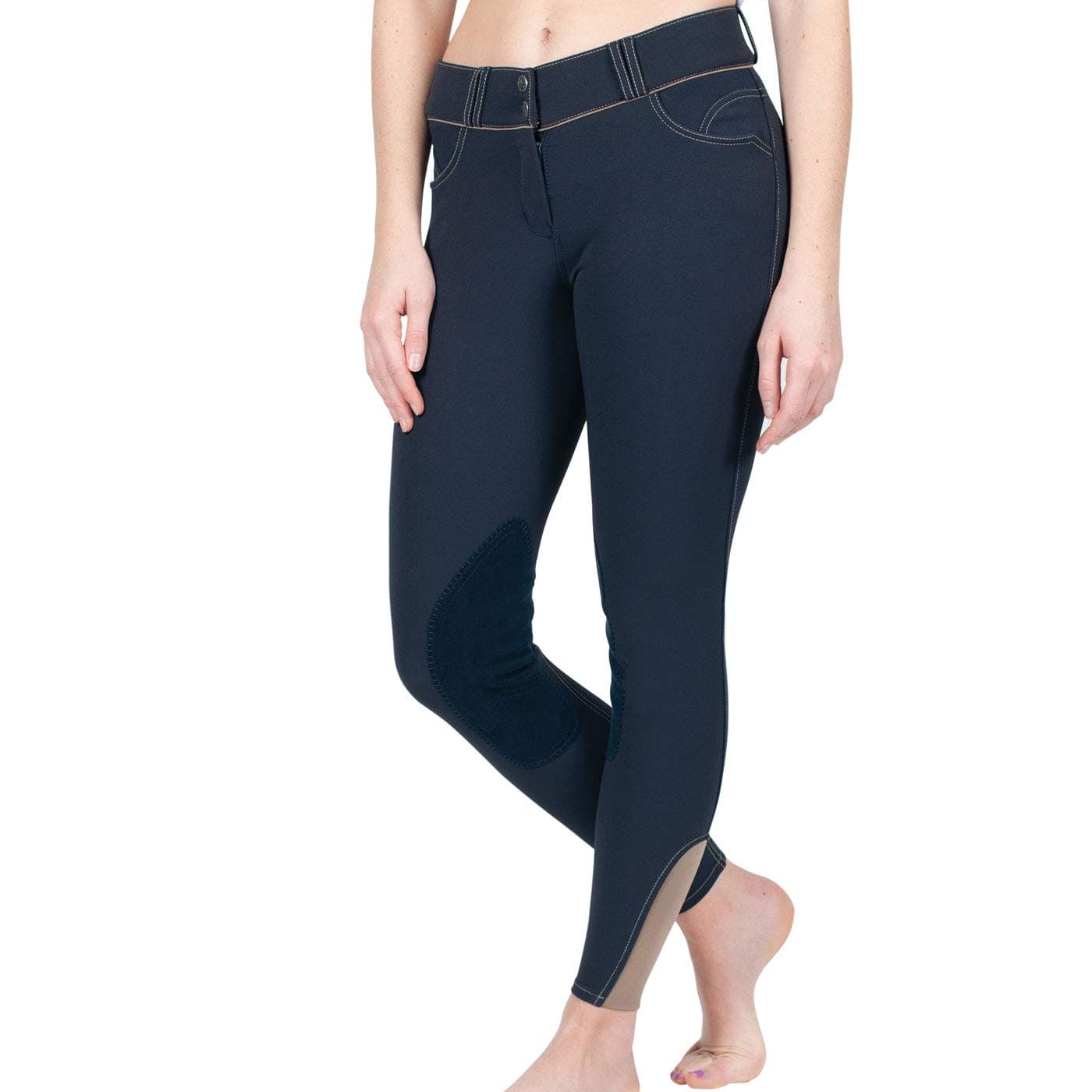 ELATIONEuroSeat Breeches - High Waist Platinum Brooklyn Riding Pants for Women