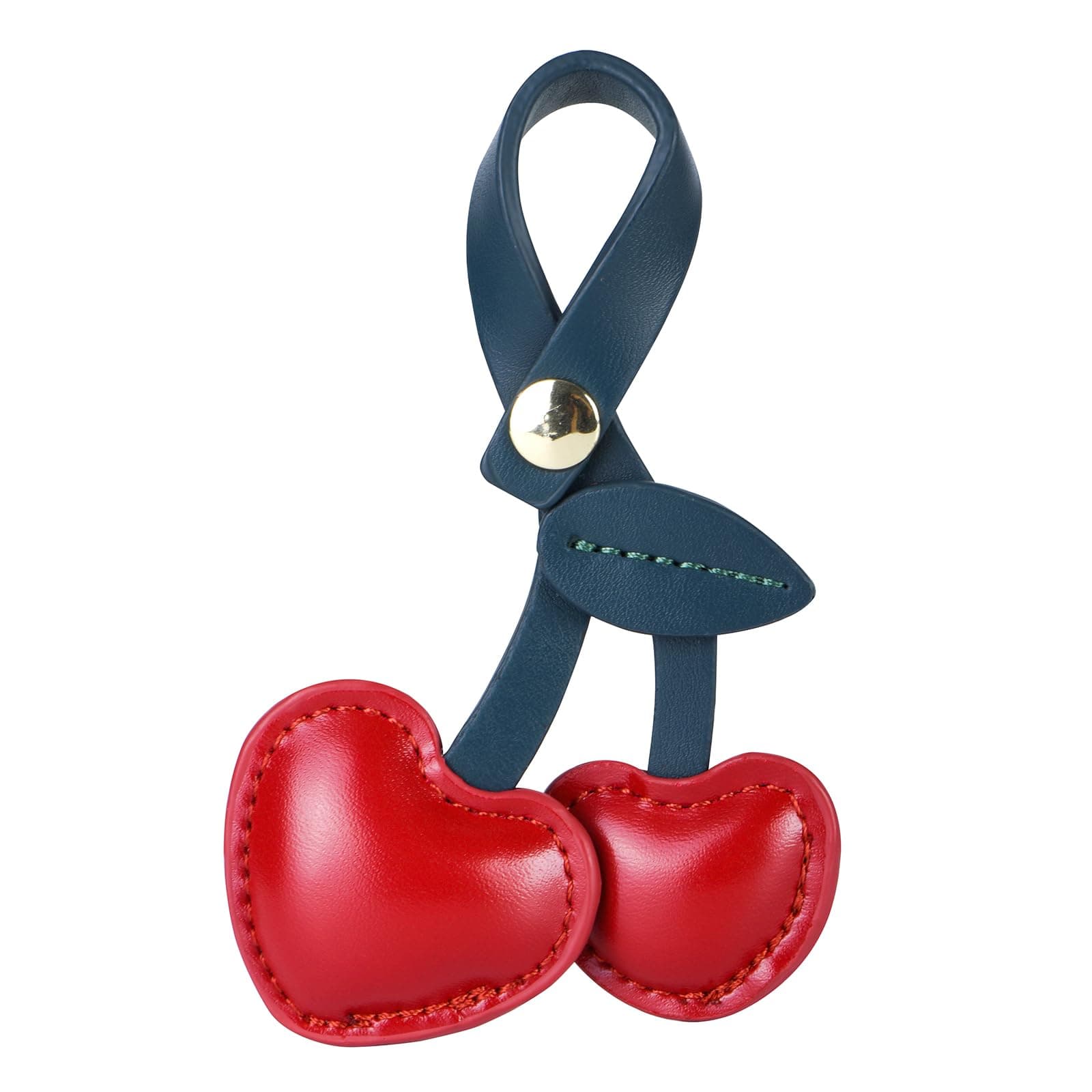 Cute Cherry Charm for Purse Handbags Bag Accessories PU Key Charms