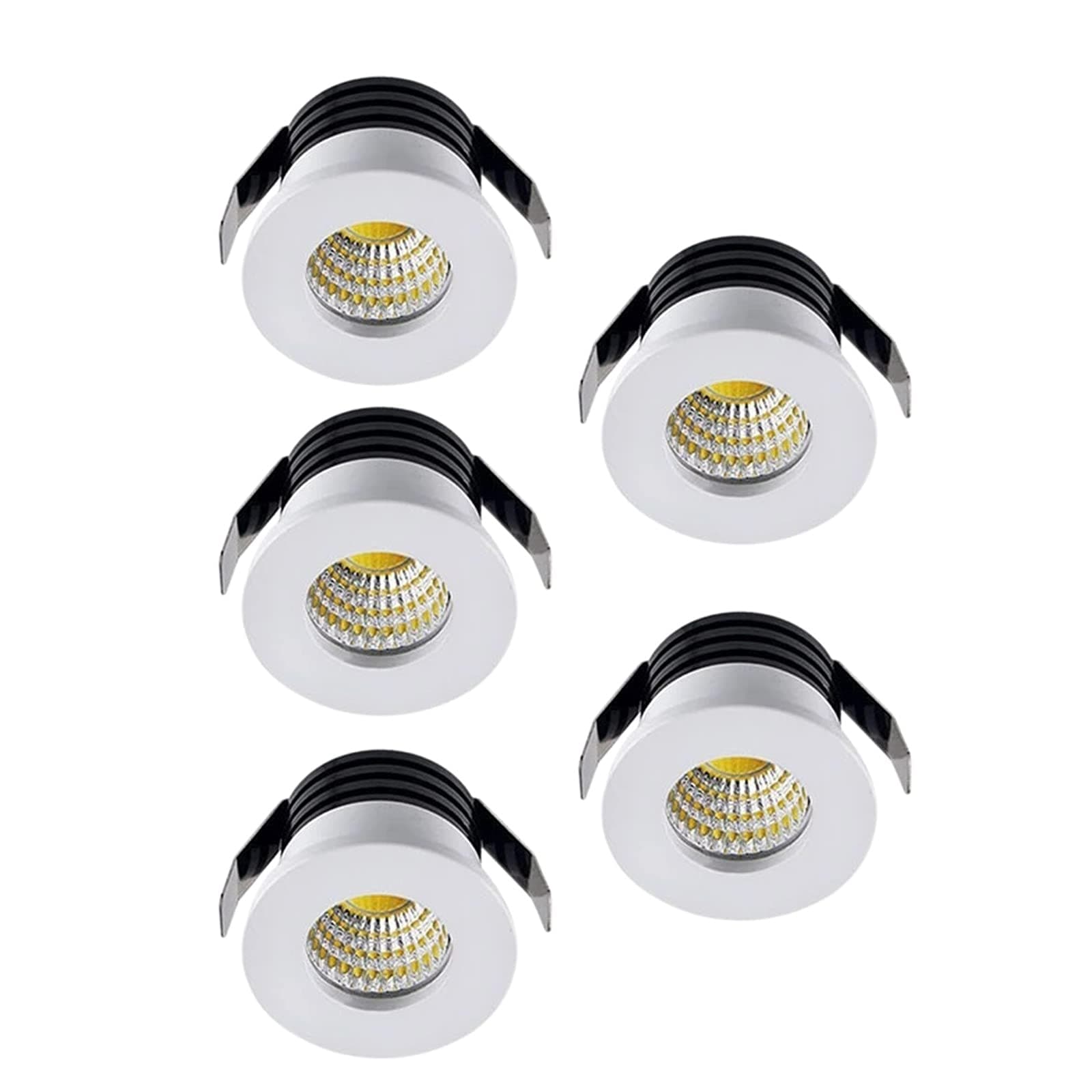 Sponsored Ad – Pack of 5 * 3W LED Recessed Ceiling Light Downlights Spotlight,LED Recessed Small Cabinet Mini Spot Lamp Ceiling Downlight Kit Fixture [Energy Class A+] (Warm Light)