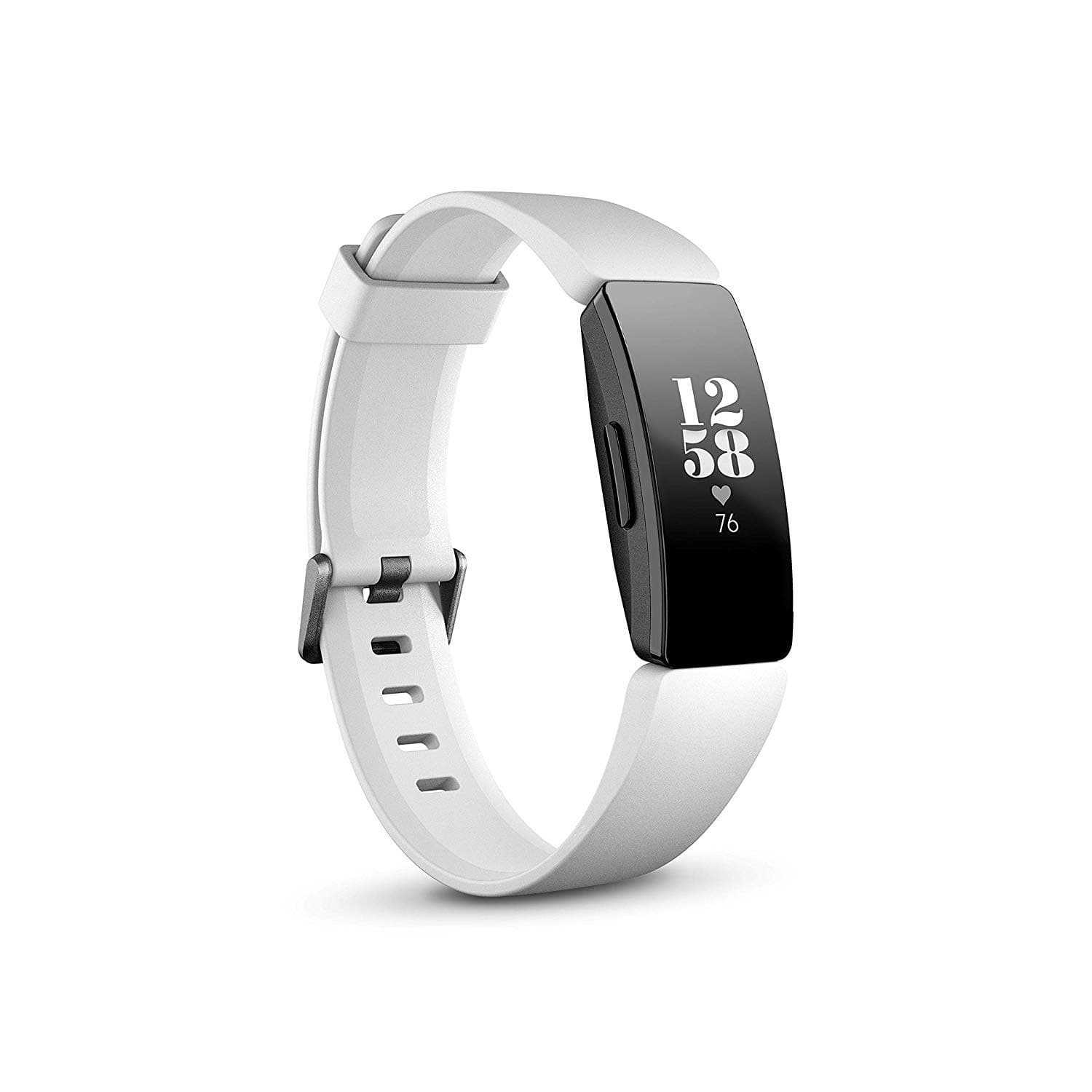 Inspire HR Health & Fitness Tracker with Auto-Exercise Recognition, 5 Day Battery, Sleep & Swim Tracking, White/Black