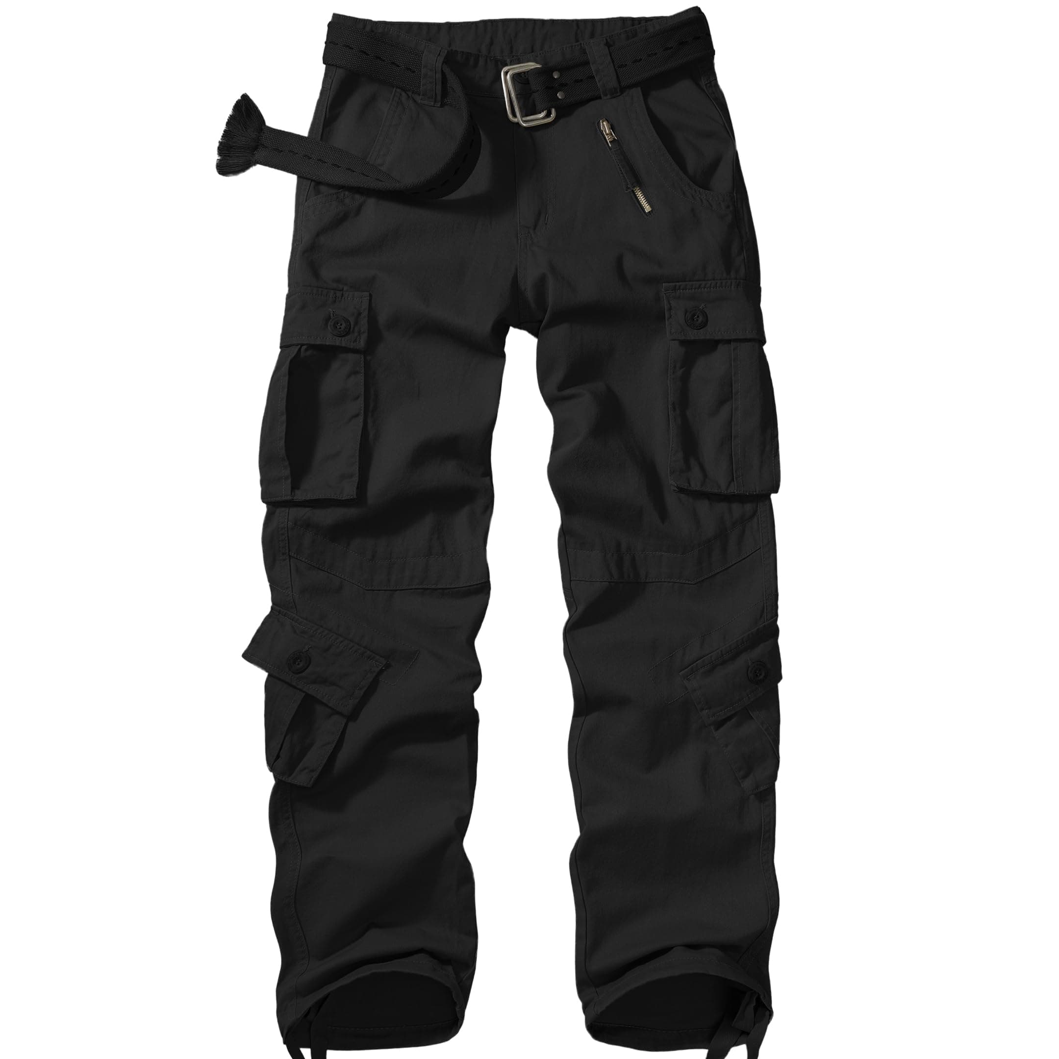 Men's Combat Camo Cargo Trousers Camouflage Army Military Tactical Work Pants #7533