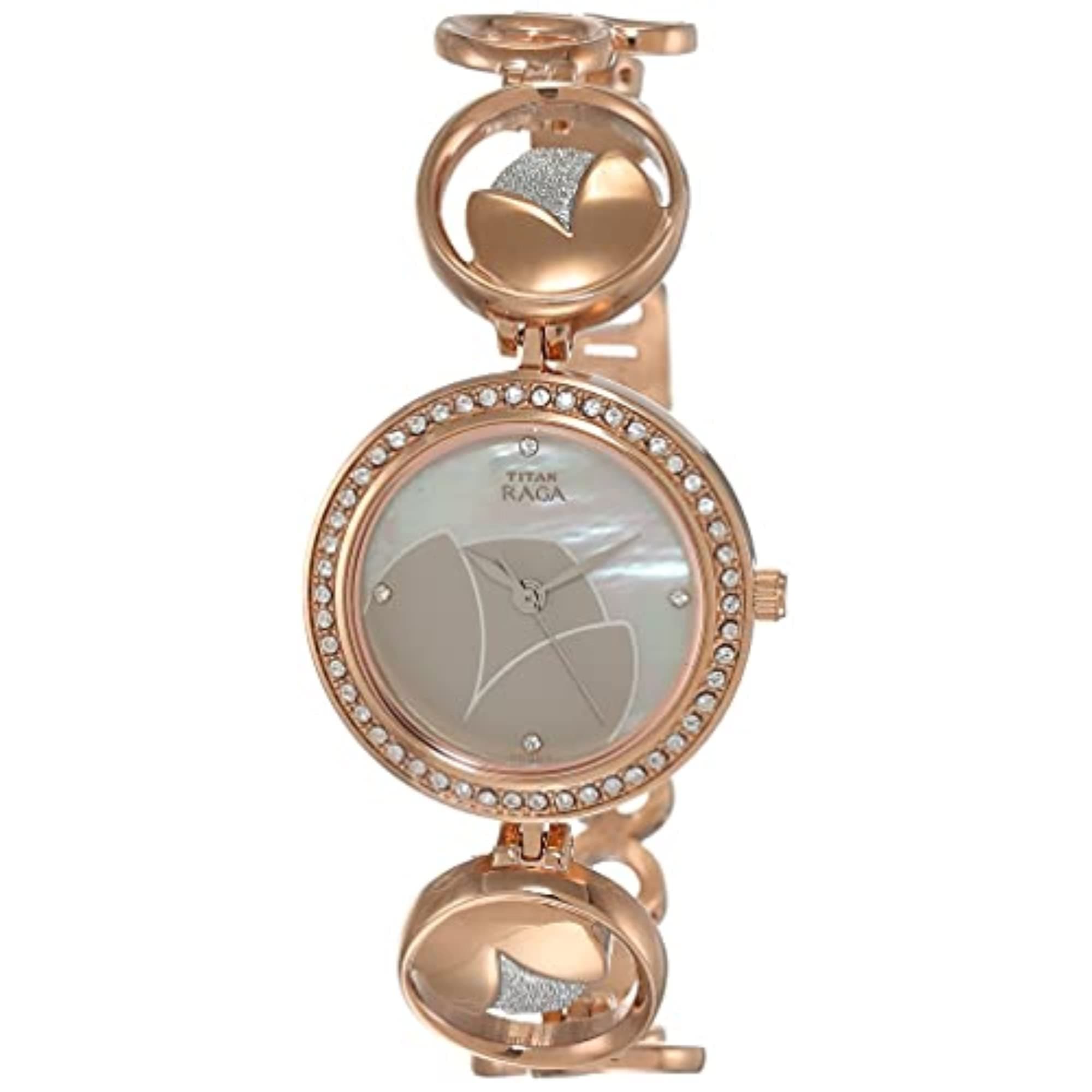 Raga Analog Mother of Pearl Dial Women's Watch NM2539KM01/NN2539KM01/NP2539KM01