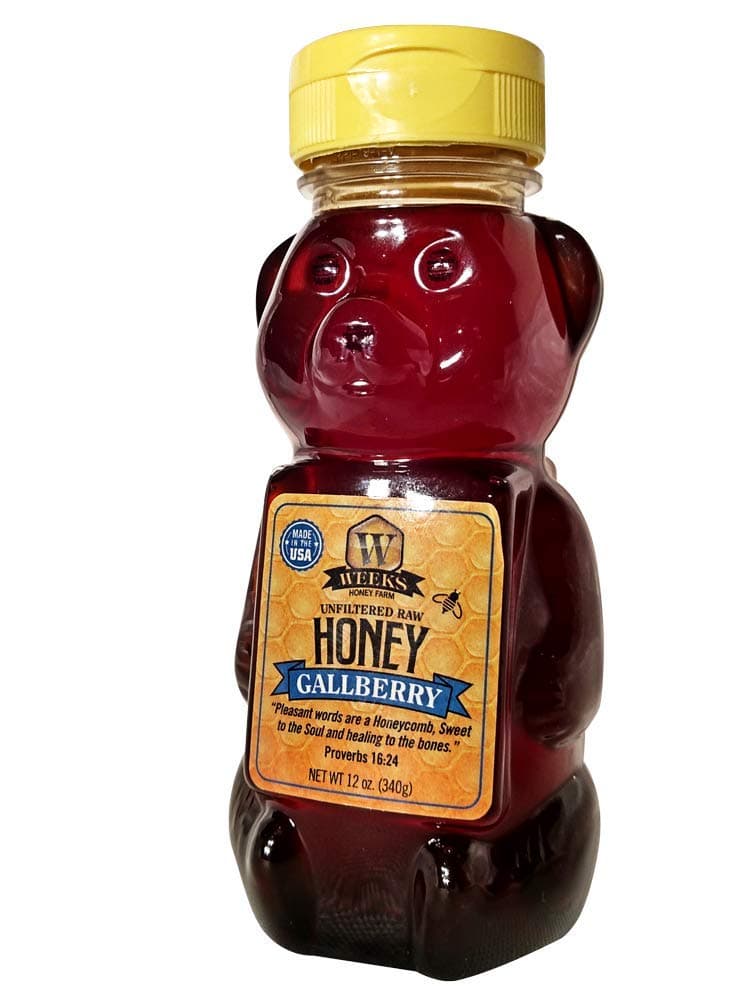 Weeks Honey, Honey Gallberry, 12 Ounce