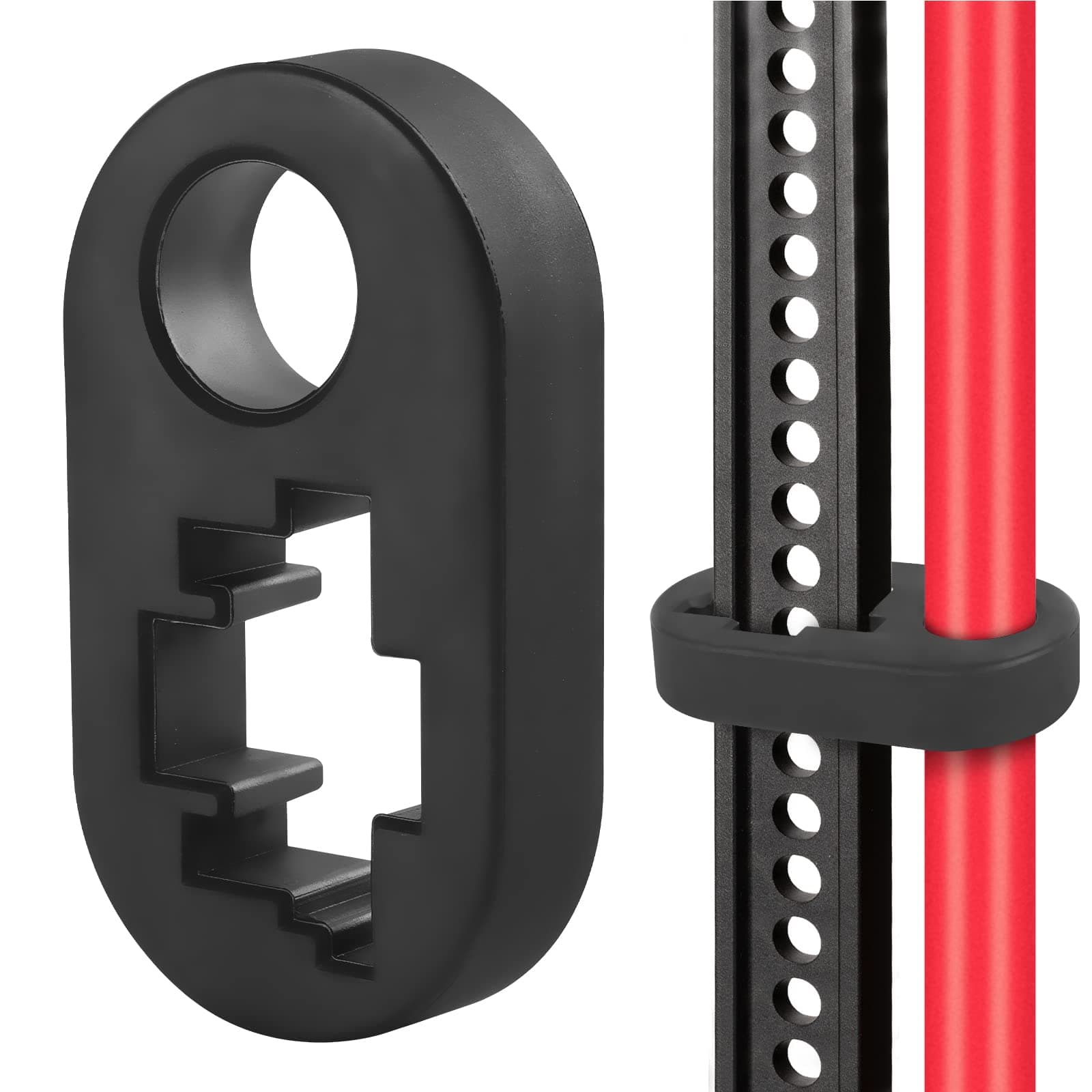 TaoTazon Rubber Hi Lift Jack Handle Keeper, Rust-Resistant, Universal, Easy Release, 1 Count