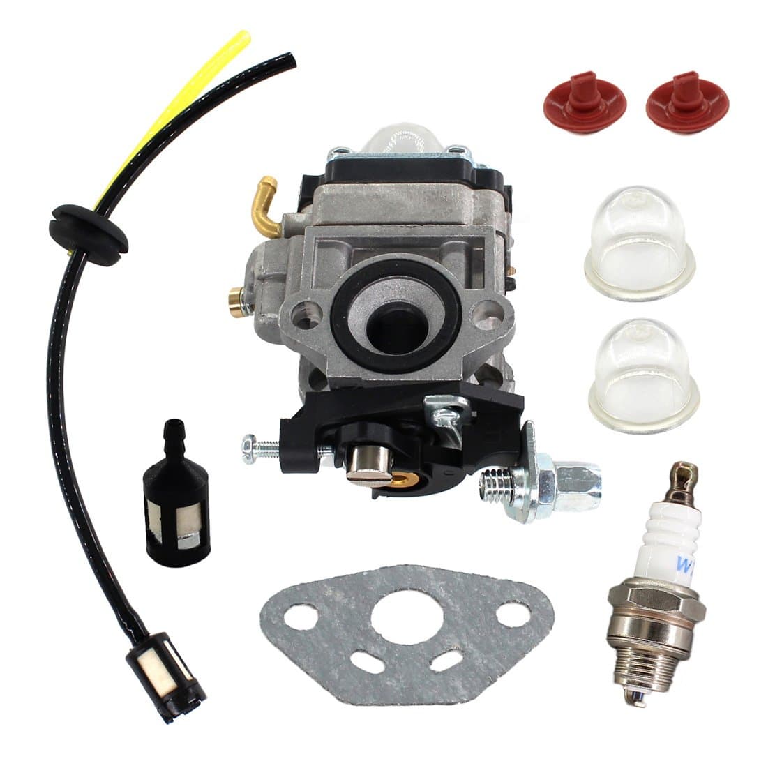 USPEEDA Carburetor for VIZA Motors Keyang Engine KY171 33cc Engines Fuel Line Tune Up Kit