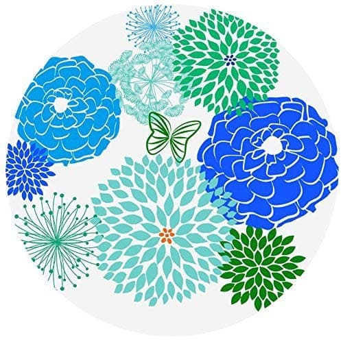 Screen Door Magnets Double Sided – Keep People, Kids, and Dogs from Running into The Screen Door - Robbins Aria Blue Floral