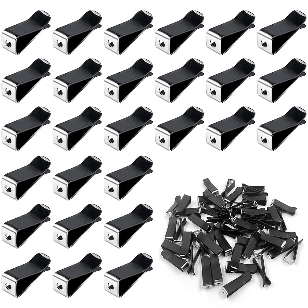 50 Pieces Square Head Car Vent Clip Air Fragrance Clips For Car Vent Decoration (Black)