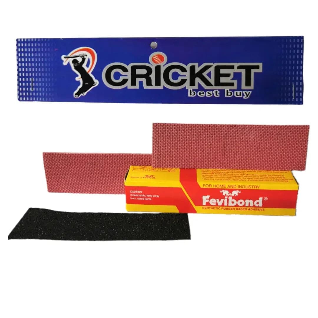 CBB Cricket Bat Toe Protector - Toe Guard Cricket Kit Contains 2 Toe Guard Cricket Bat to Prevents Cricket Bat Bottom Damage, 1 Sand Paper & 1 Adhesive
