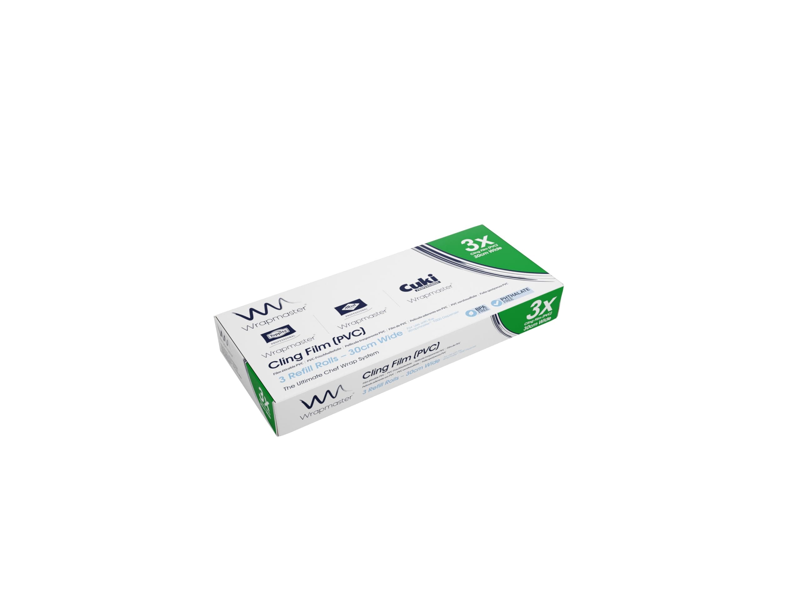 1000 clingfilm refills x 3 rolls 100m each