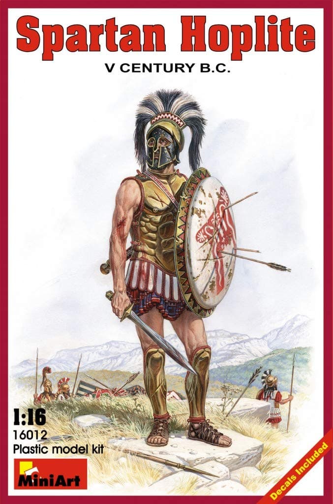 Mini Art Plastics Spartan Hoplite V Century B.C.
