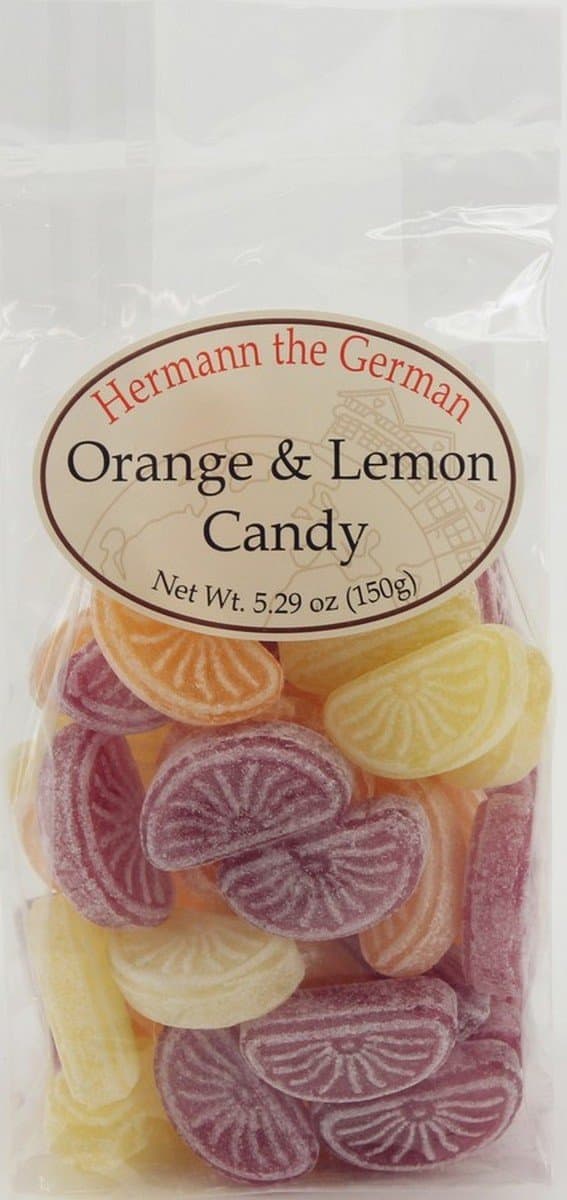 Orange & Lemon Hard Candy 150g (5.29oz)