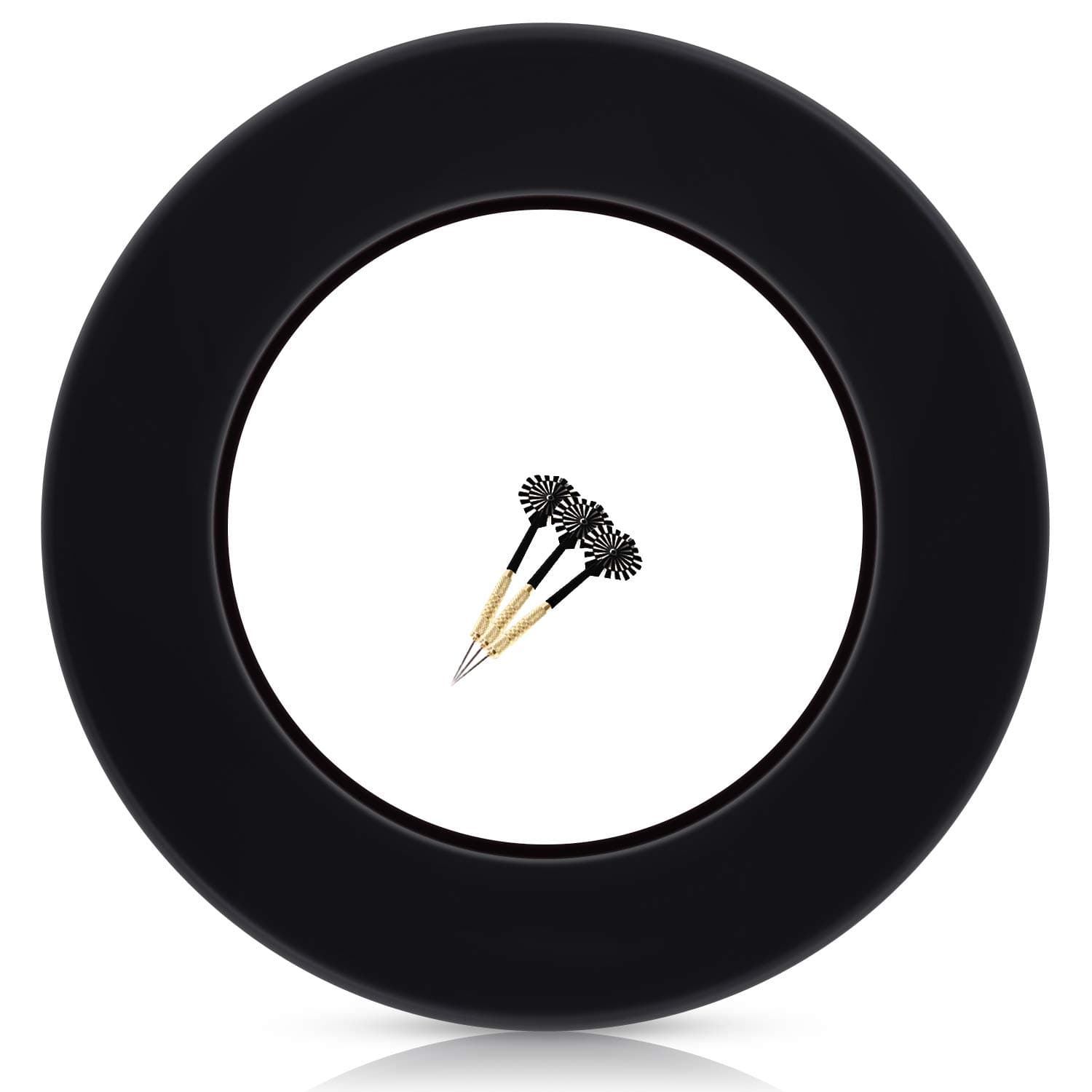 ProDarts Dart Surround for all Bands - Dartboards - Darts Collection - Dart Board Surround Ring | Black Ring Stable Border - Wall Protection Dartboard without Additional Mounting - Professional Look
