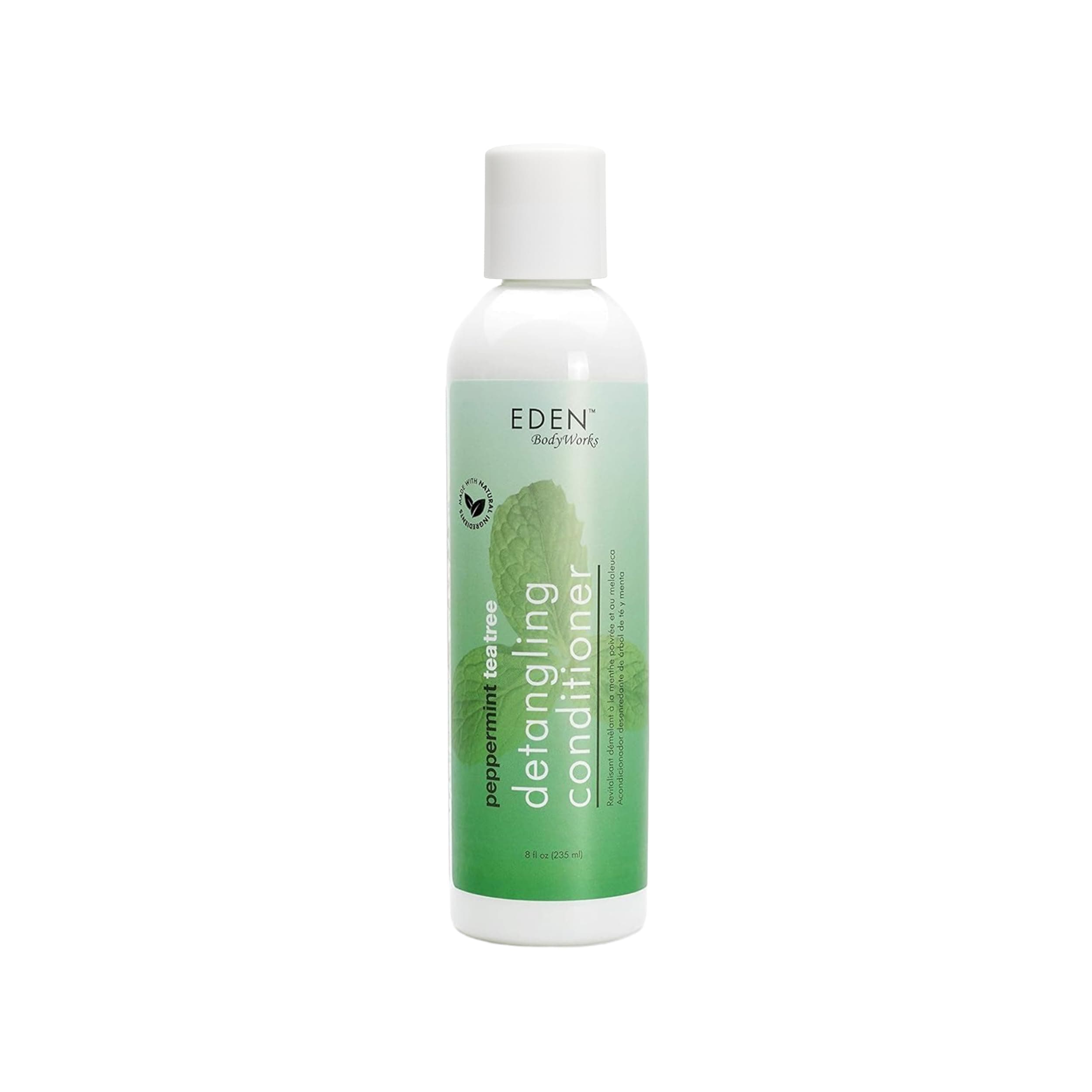 Peppermint Tea Tree Conditioner | 8 oz | Refresh & Soothe Scalp, Moisturize & Detangle Hair - Packaging May Vary