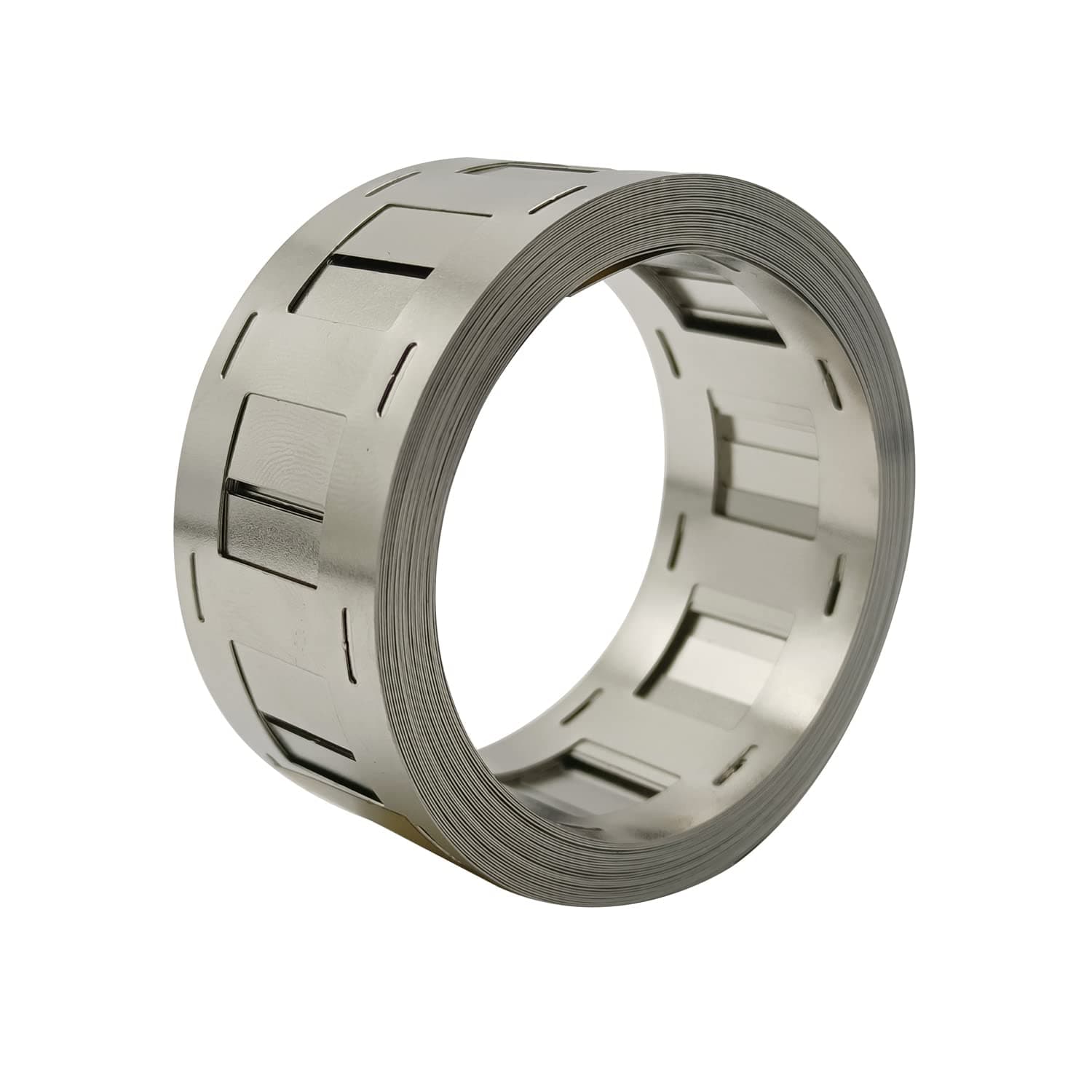 2P Nickel Plating Strip 0.15x27mm (16.4ft/roll) Spacing 20.25mm Used for 2 Parallel 18650 Batteries Spot Welding DIY 18650 Battery Pack