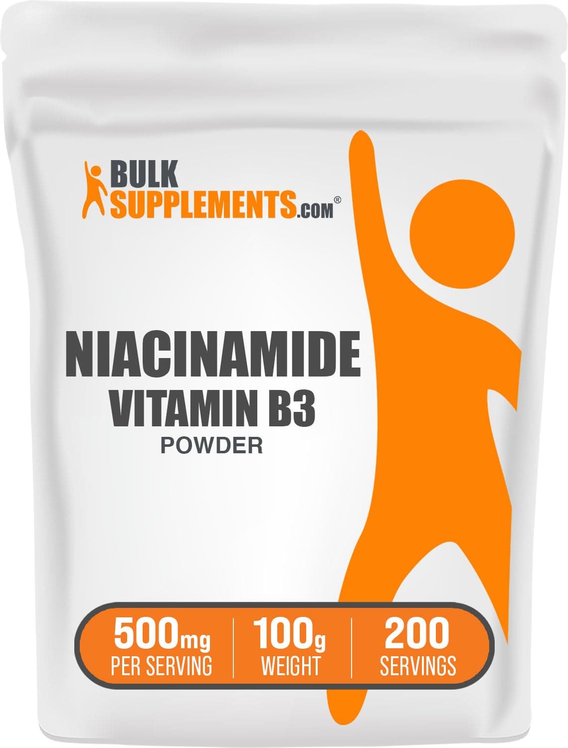 com Niacinamide Powder - Vitamin B3 Powder, Niacinamide Supplement, Niacinamide 500mg - B3 Vitamins for Skin, Gluten Free, 500mg per Serving, 100g (3.5 oz) (Pack of 1)