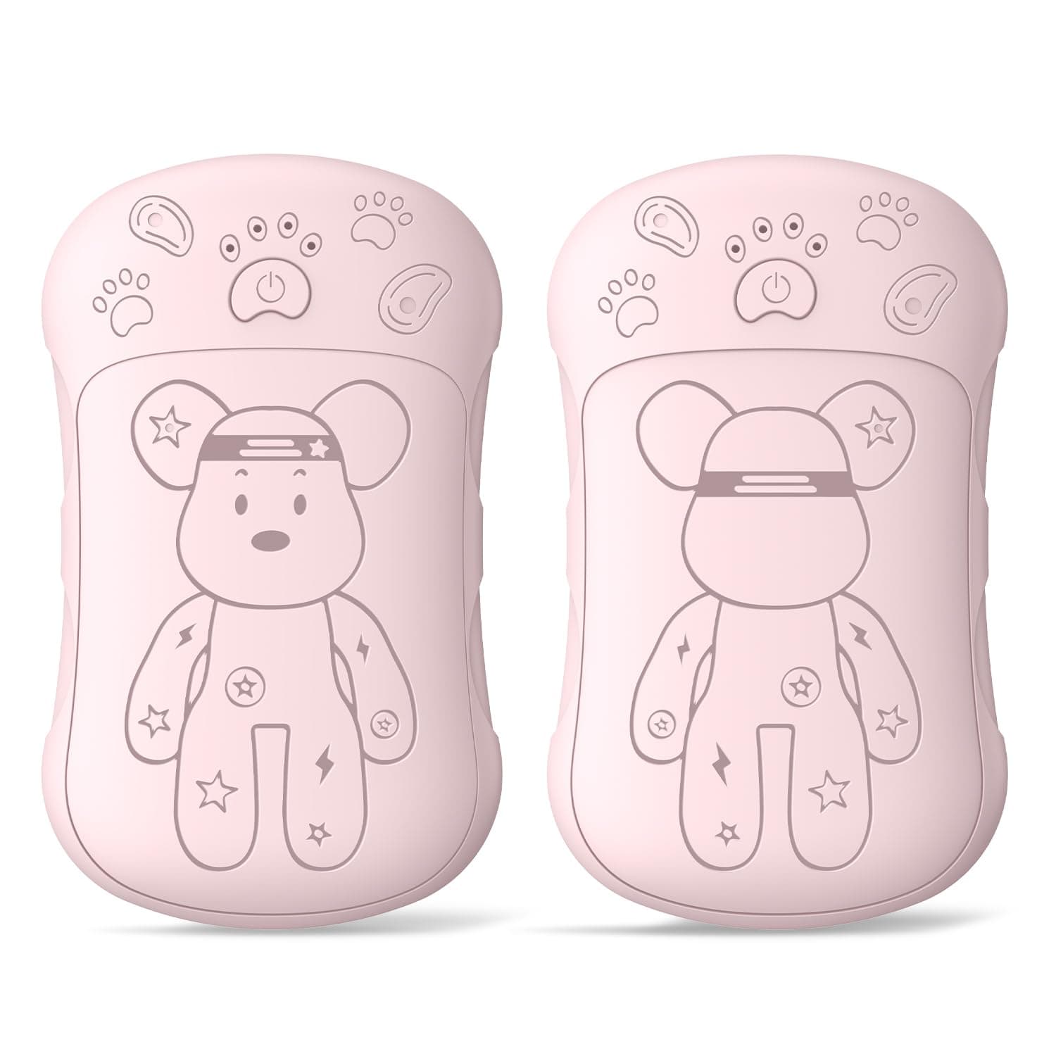 Rechargeable Hand Warmers 2 Pack, WXX 2 in 1 Electric Hand Warmer, 6000mAh Portable Pocket Warmers Dual-Sided Safe Heating, Electronic Winter Gifts for Men Women Kids, Golf, Outdoors