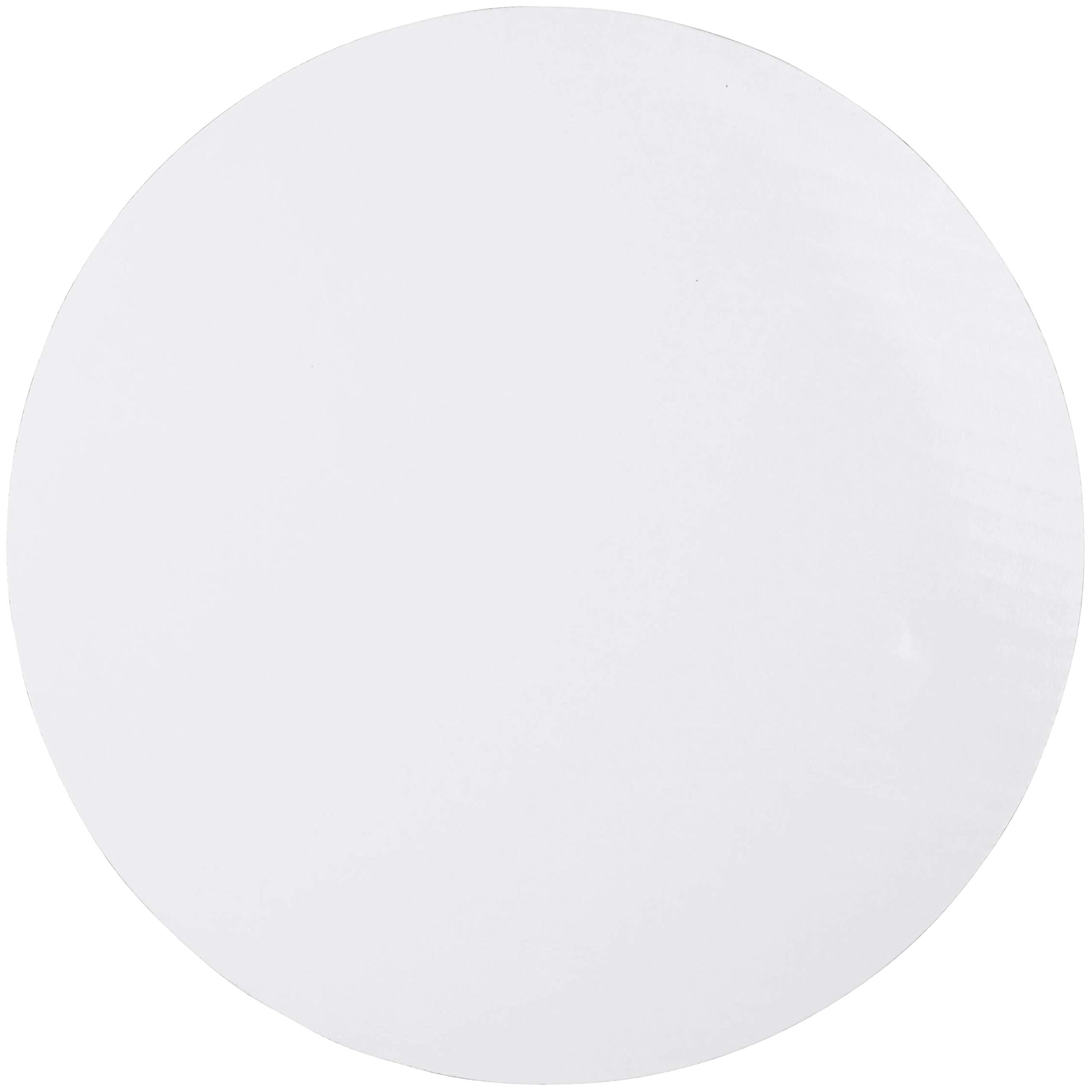 6-Inch White Cake Circles, Sturdy Greaseproof Cake Boards for Round Cakes, Tiered Cakes, and Gingerbread Houses, 10-Count