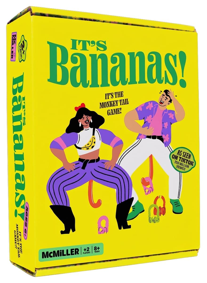 It's Bananas! The Monkey Game for Kids, Teens, and Tipsy Adults|Fun Family Board Game Floor Game Party Game Card Game | Top 10 Best Board Games 2022 | Christmas. Thanksgiving, Game Night