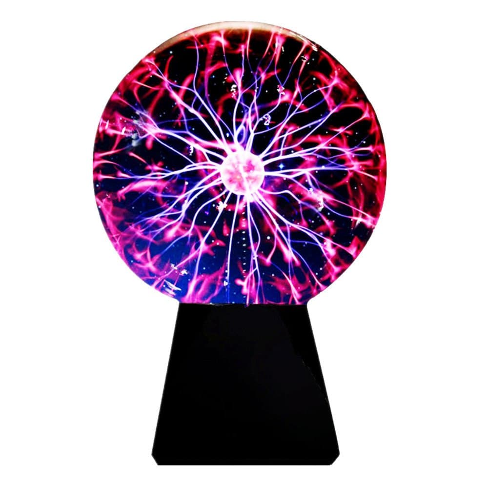 Glass Plasma Ball Sphere Lightning Light Lamp Party Magical Ball electrostatic Flashing Ball (4.0 Inches)