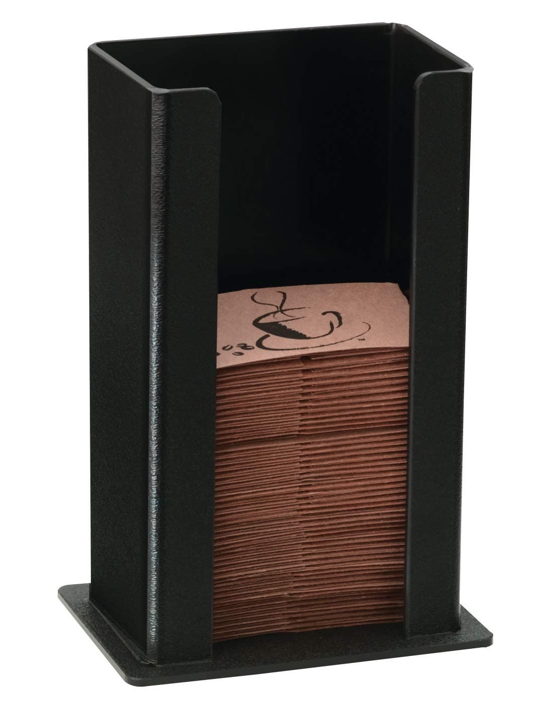 Dispense-Rite SLV-H-1BT Countertop Coffee Sleeve Dispenser, Black