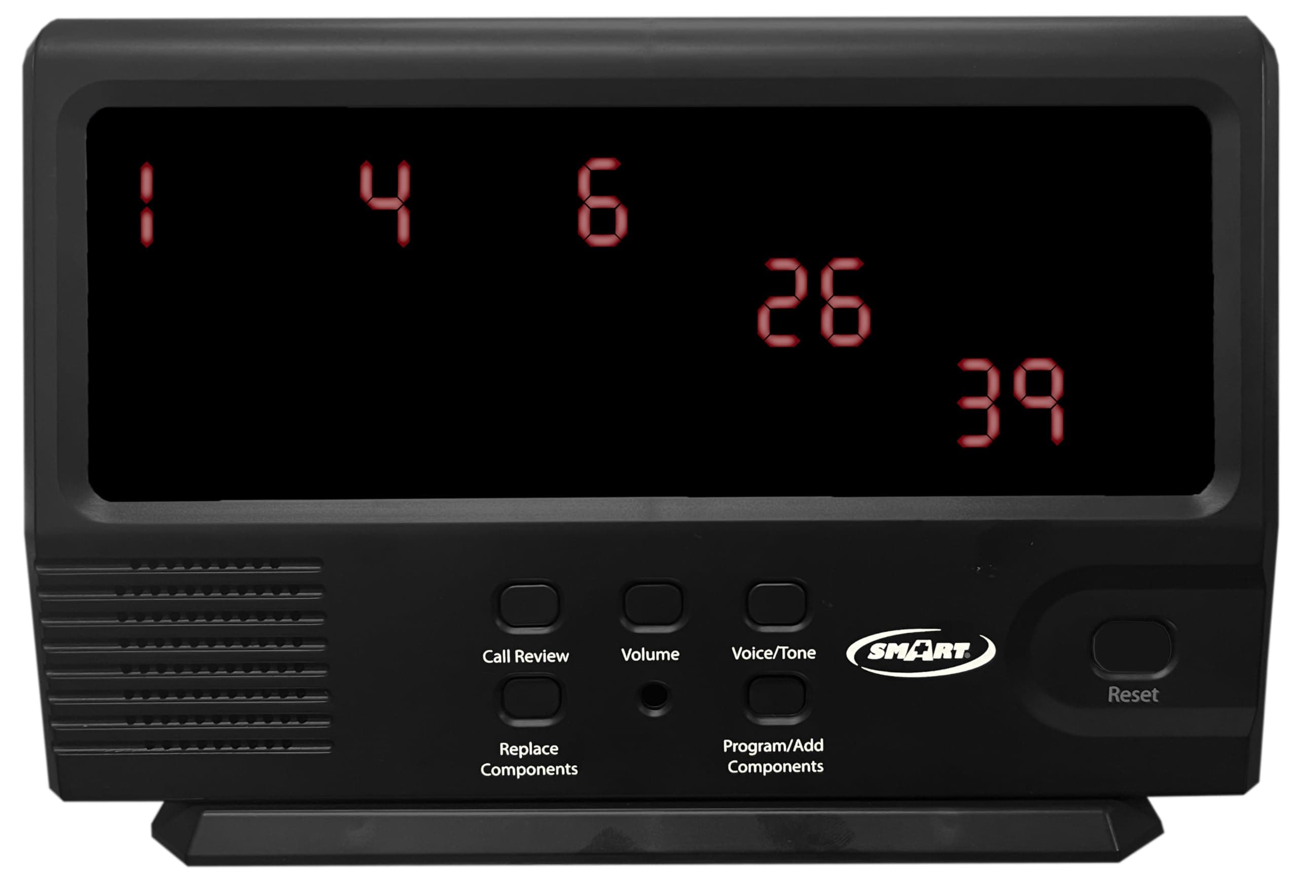 Smart Caregiver Central Monitoring Unit - Wireless Alert System for Elderly Care, Supports up to 40 Sensors, 300-ft Range, Ideal for Assisted Living & Home Use (Model 433-CMU)