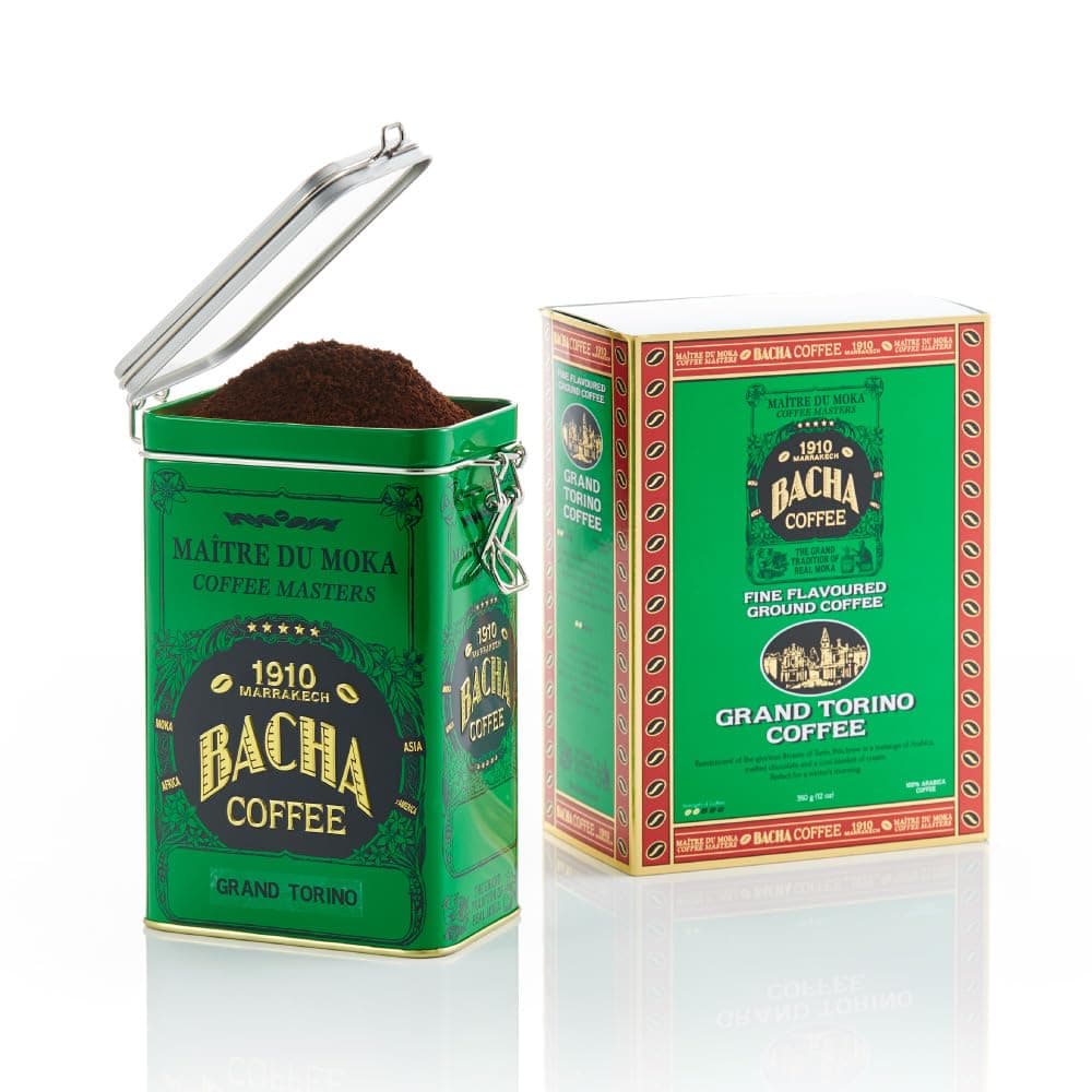 Grand Torino Fine Flavoured, Ground Beans, Medium Roast, 100% Arabica Specialty Coffee, 350g Autograph Collection, Gift Box
