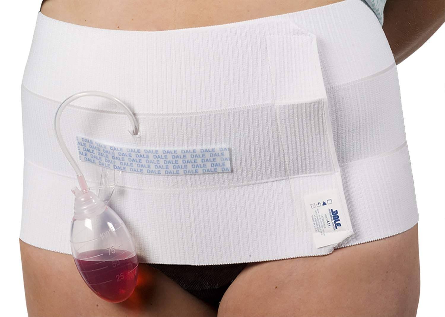 DaleMedical 411 Abdominal Binder, 3 Panel, 9" Wide, Stretches to Fit 46"-62"